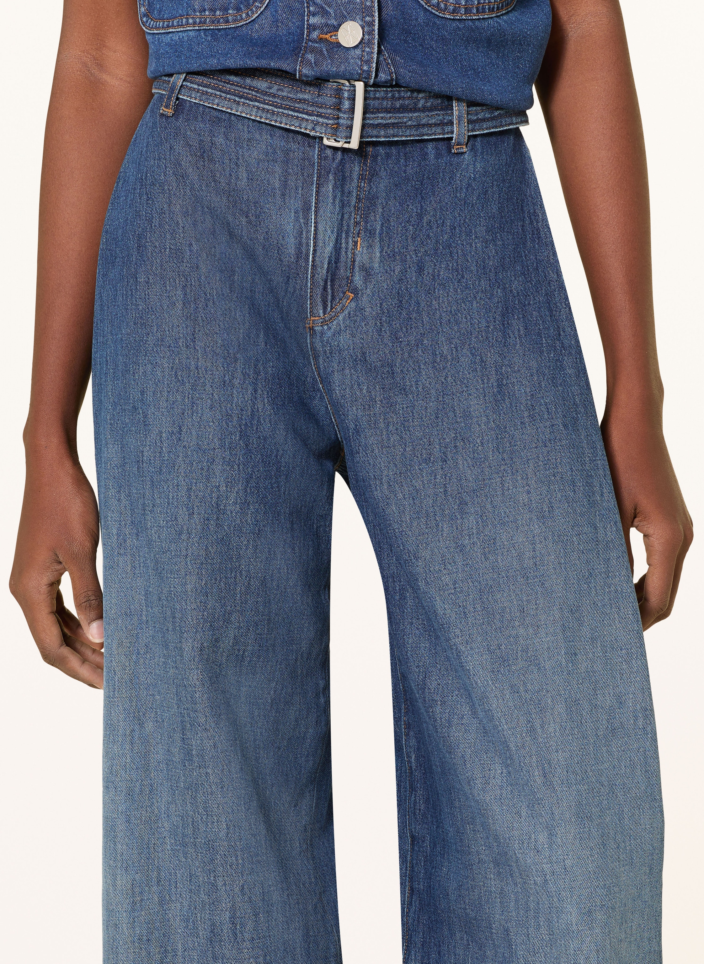 Thumbnail - Pnts Wide Leg Jeans The Gent blau