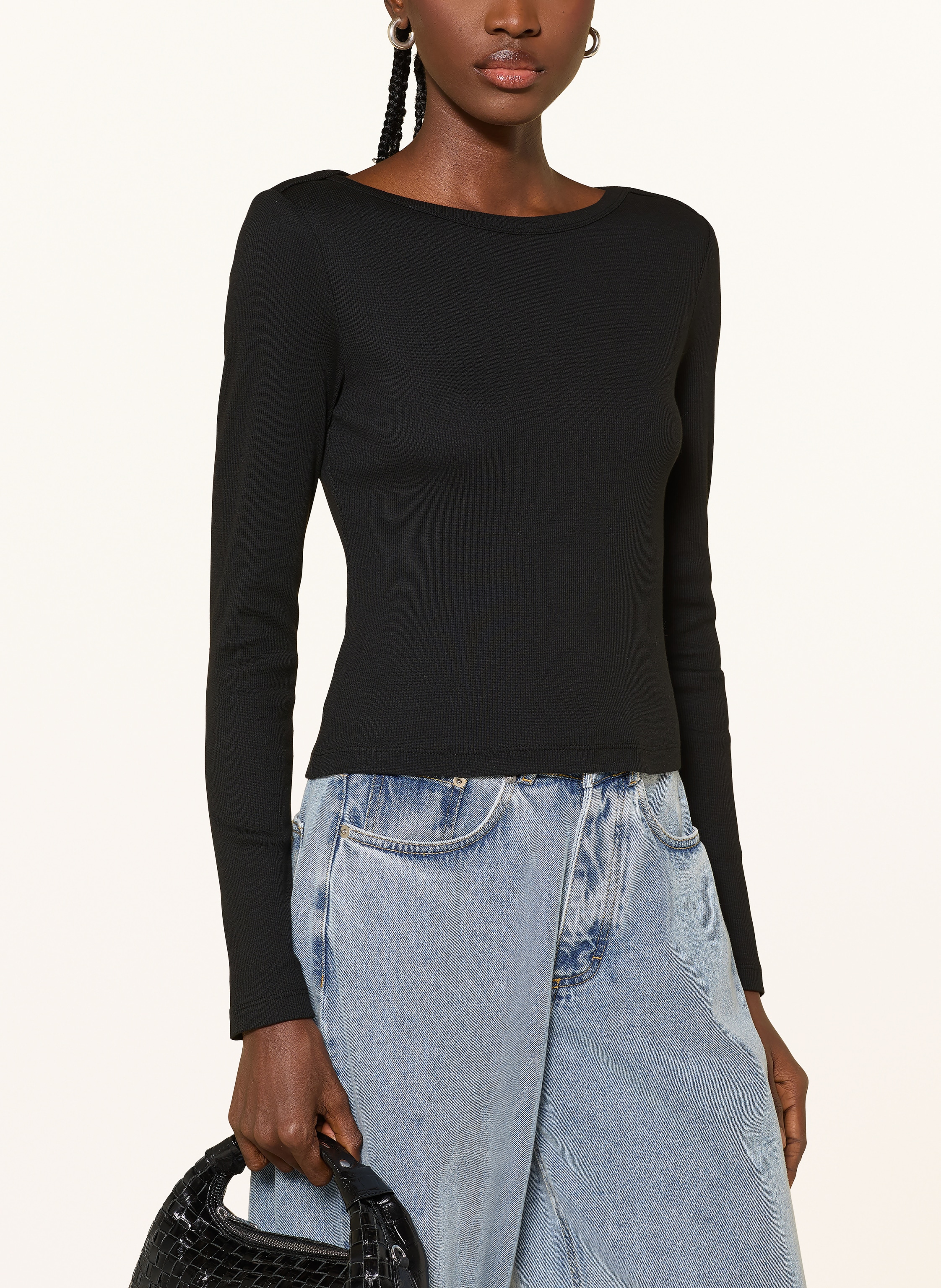 Thumbnail - Mrs & Hugs Longsleeve schwarz