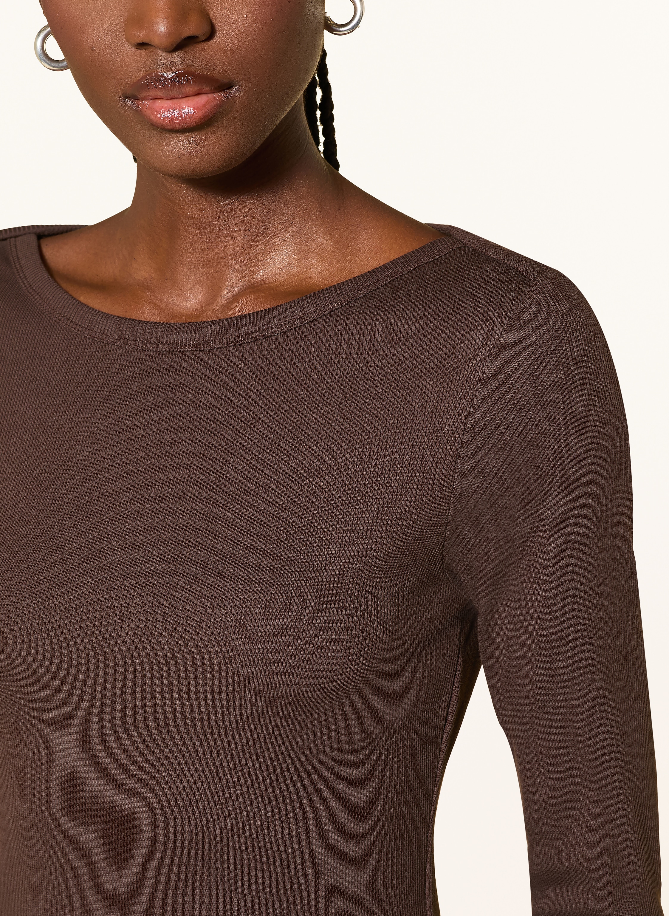 Thumbnail - Mrs & Hugs Longsleeve braun