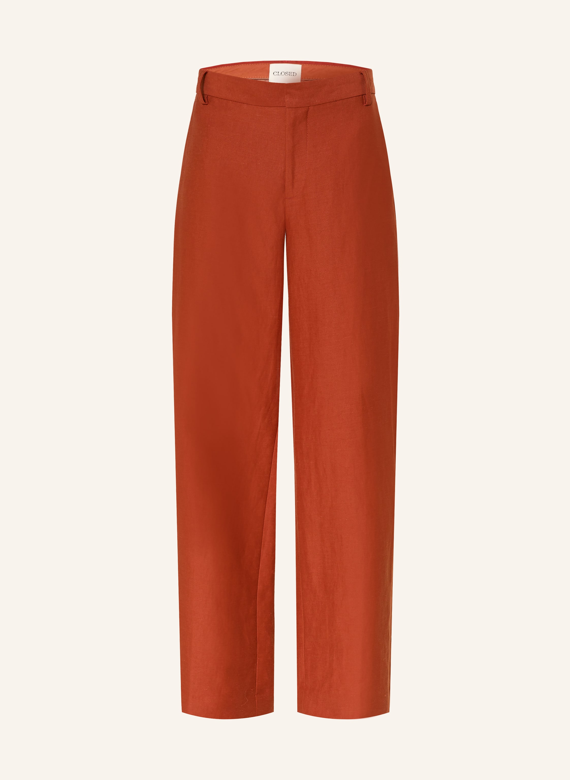 Closed Hose Jurdy Mit Leinen rot