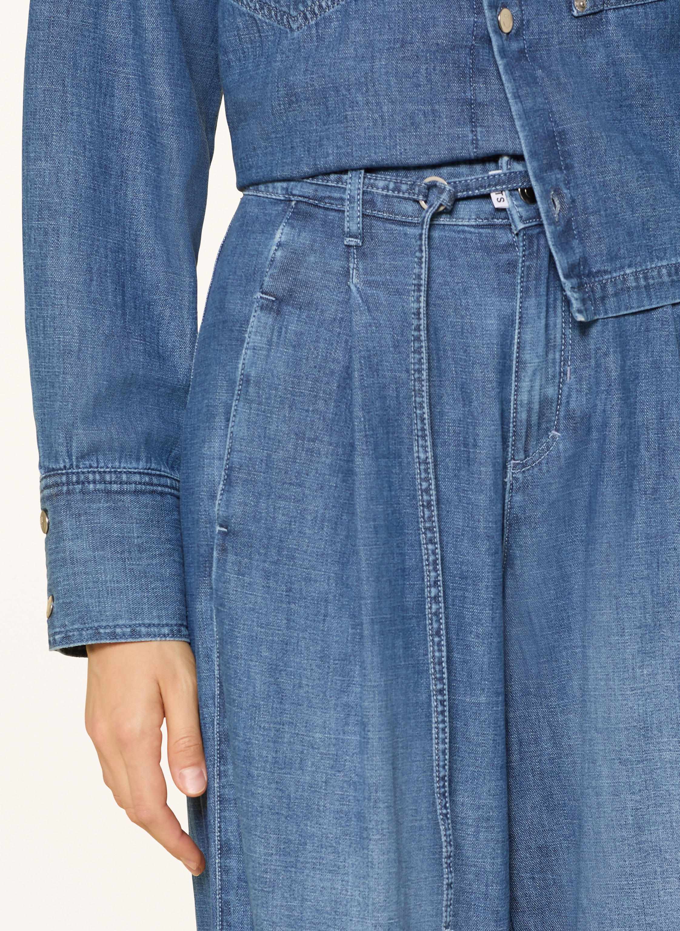 Thumbnail - Pnts Jeans-Culotte The Mini blau