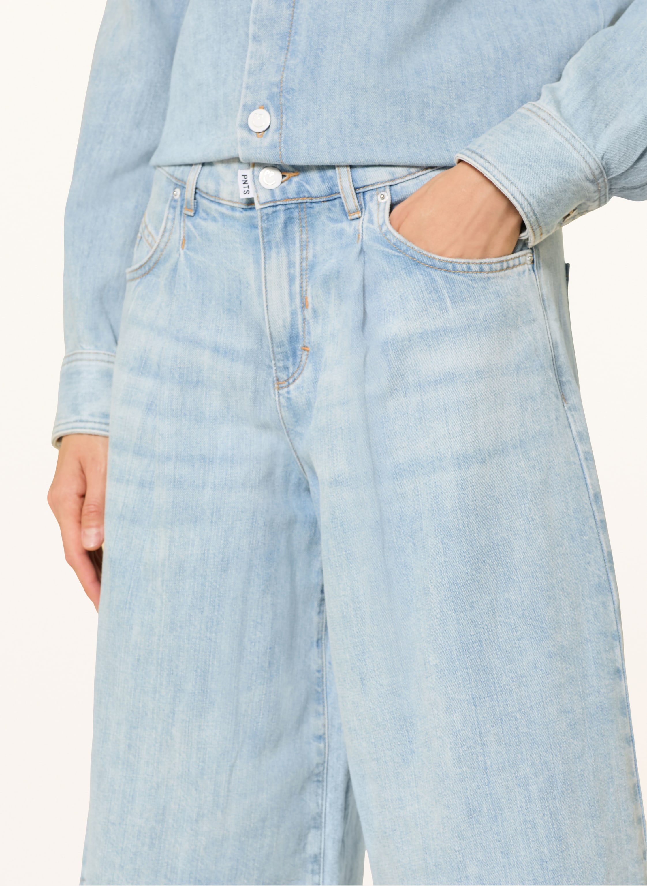 Thumbnail - Pnts Jeans-Bermudas The Gent S blau