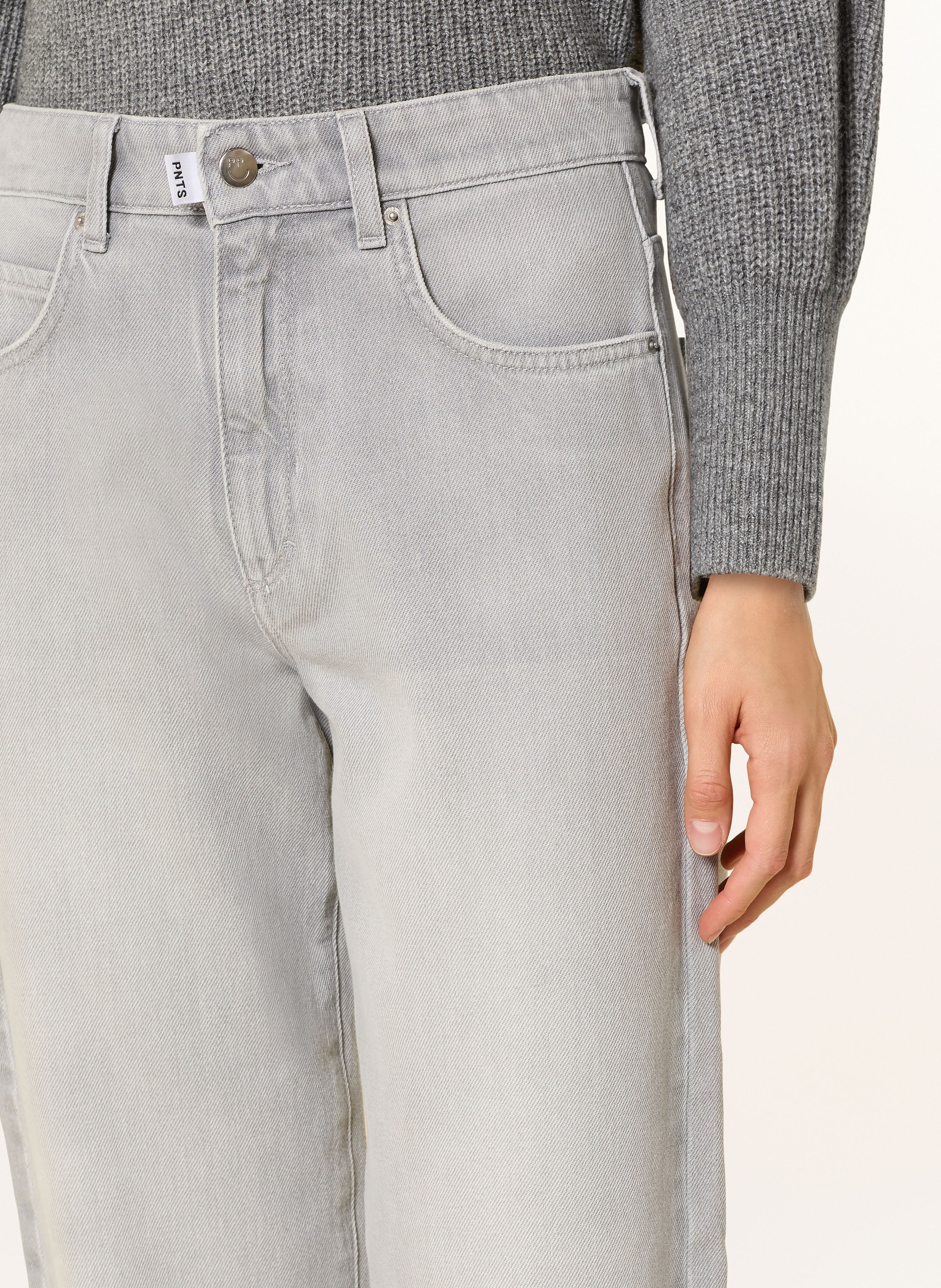 Thumbnail - Pnts Barrel Jeans The O Shape grau