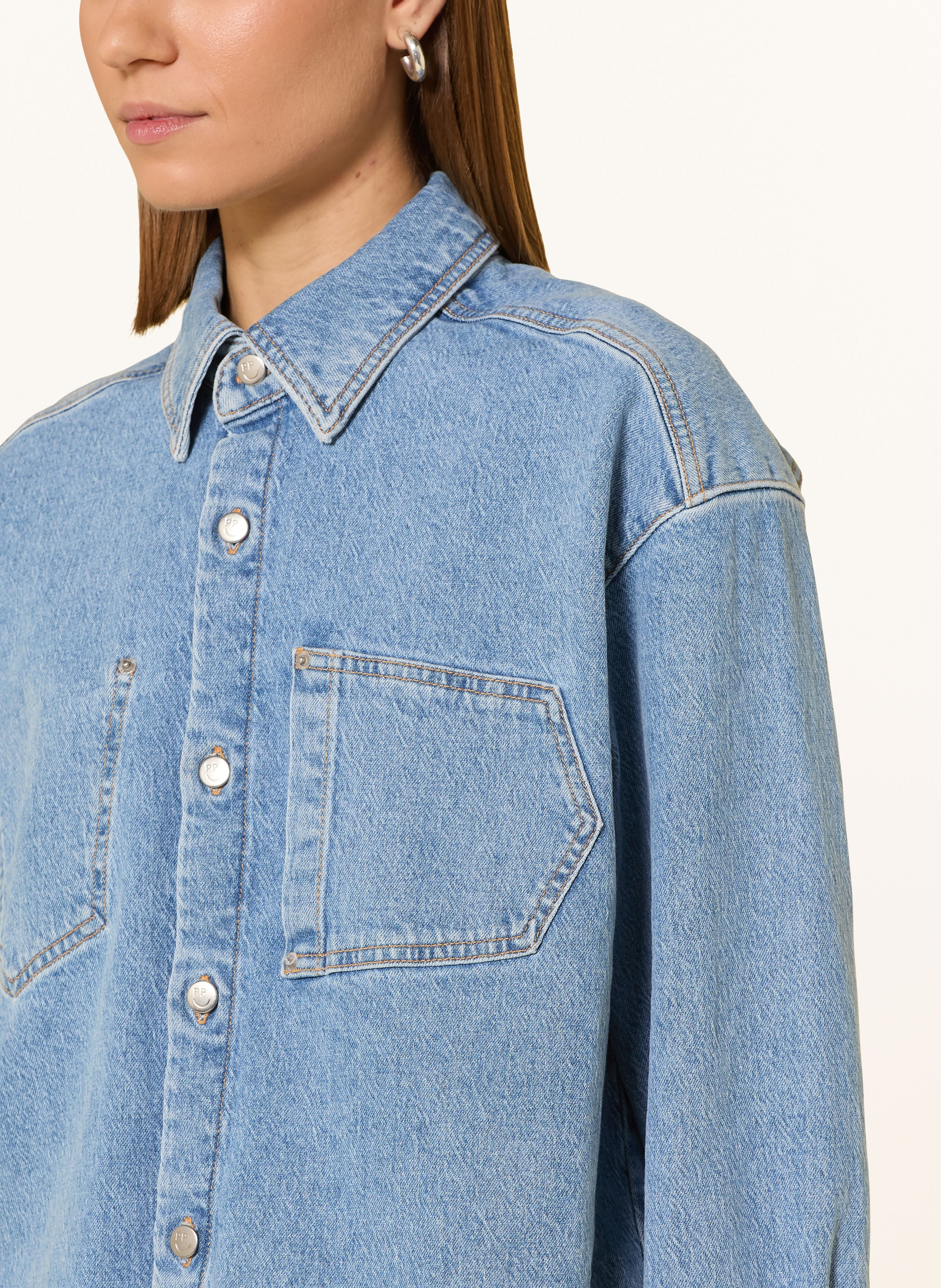 Thumbnail - Pnts Jeansjacke The Suit Up blau