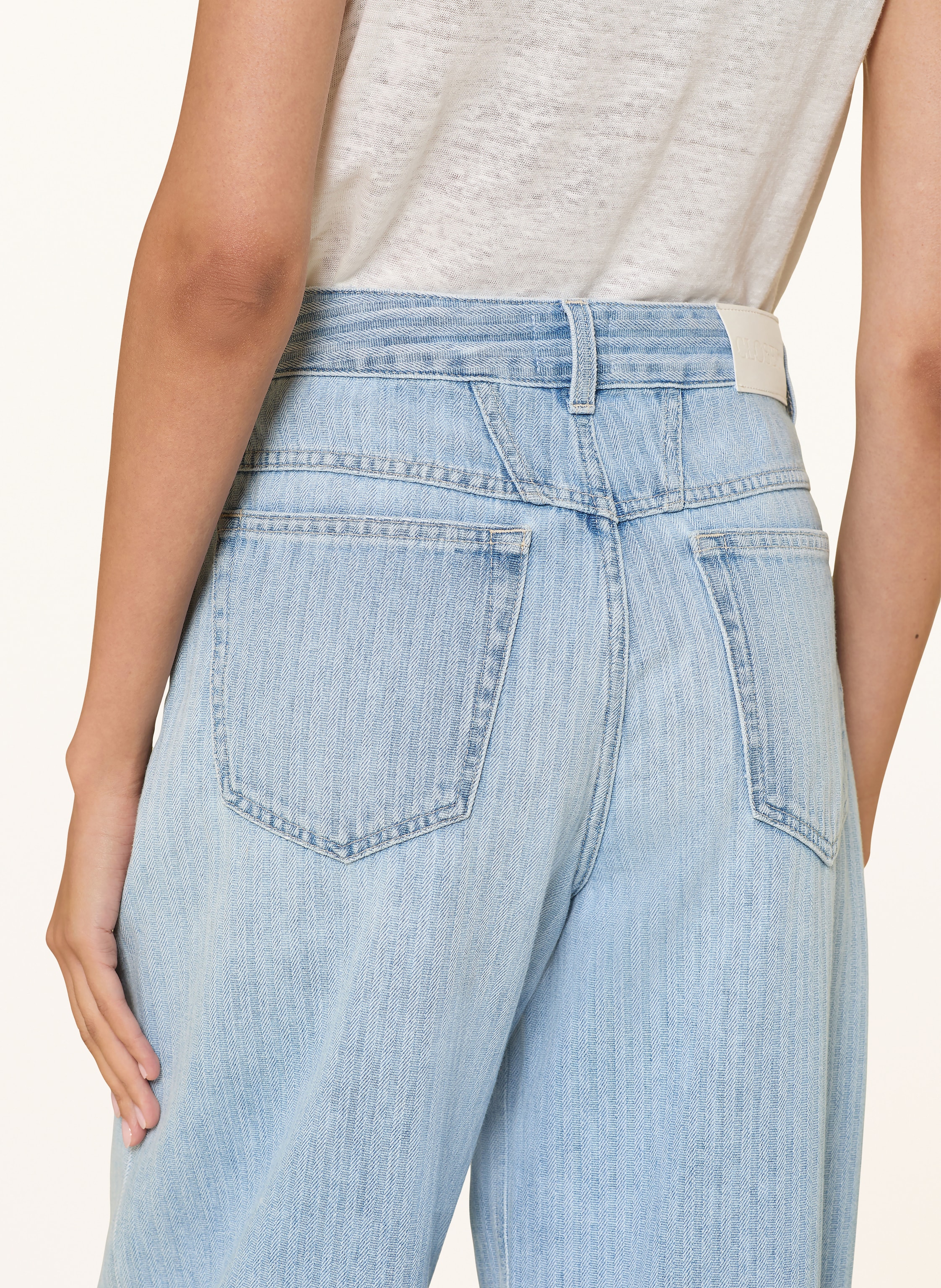 Thumbnail - Closed Cropped Jeans Jazzie blau