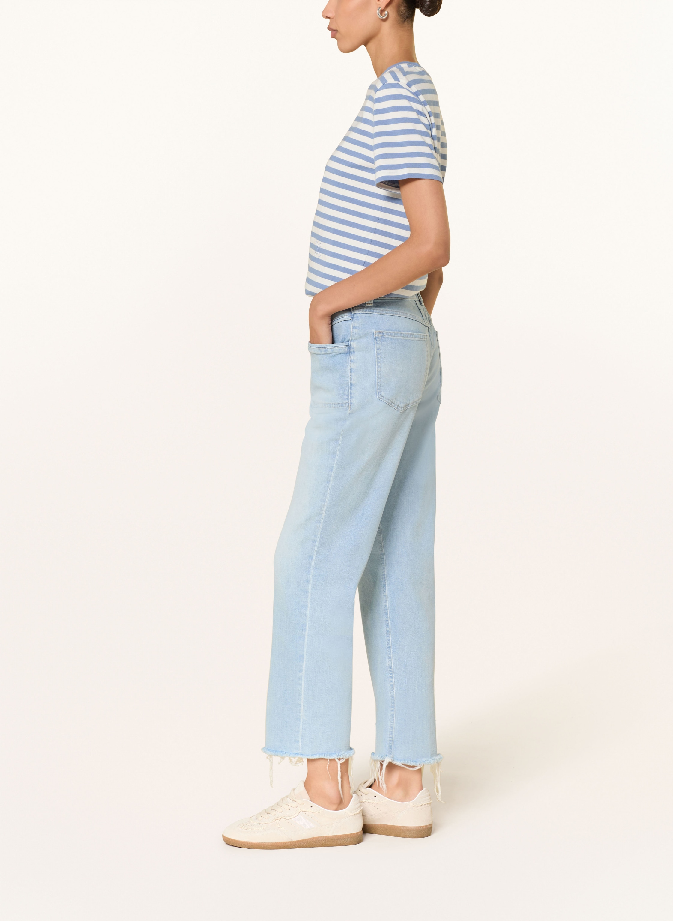 Thumbnail - Closed Cropped-Jeans Mira-X blau
