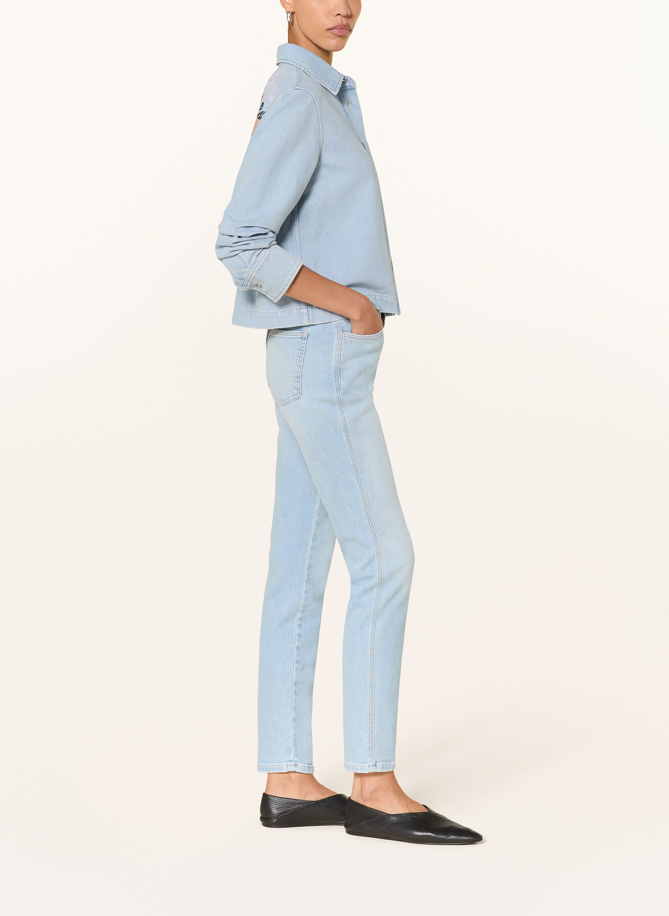 Thumbnail - Closed Skinny Jeans blau