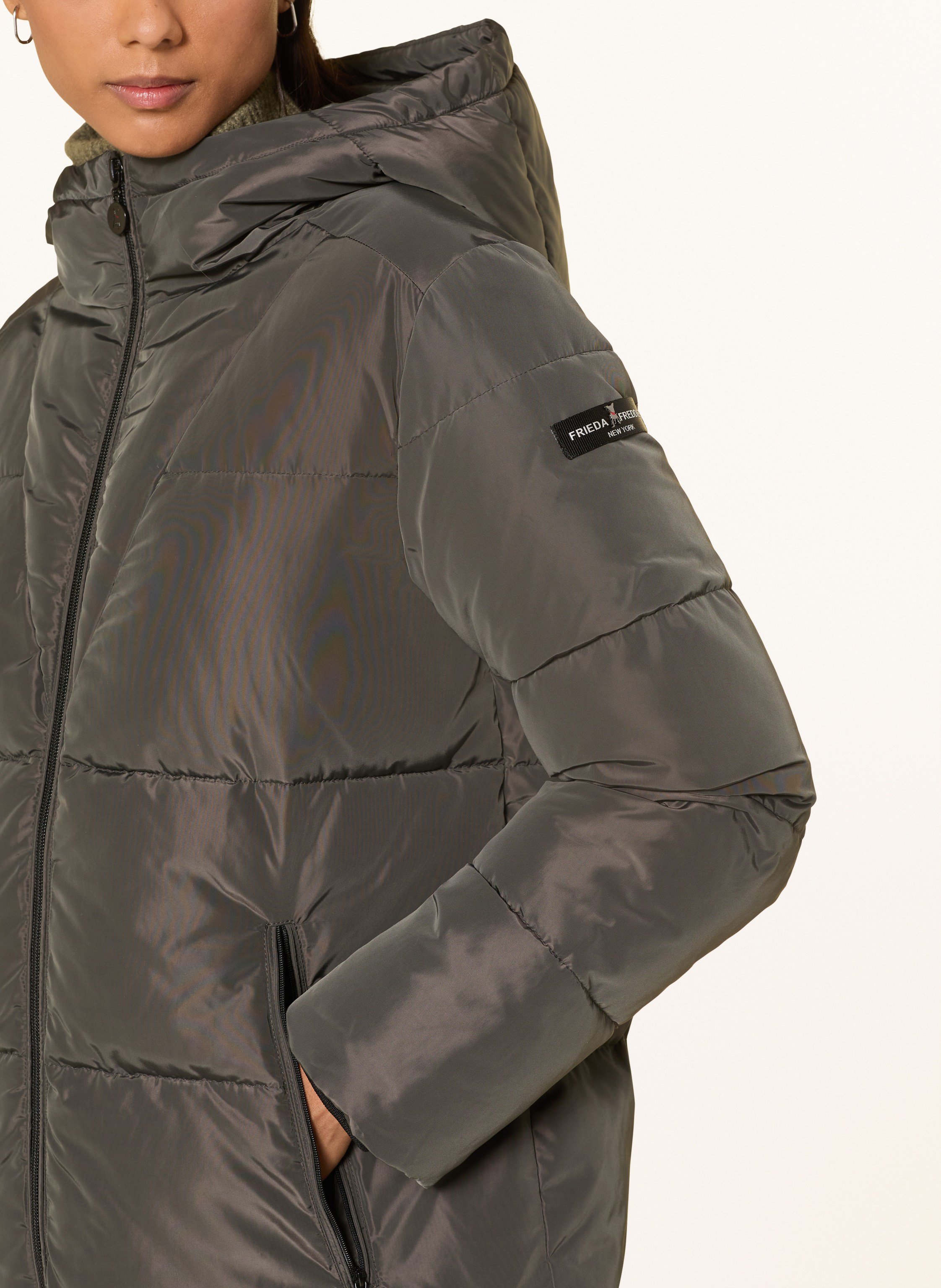 Thumbnail - Frieda & Freddies Steppmantel Shelly Neo gruen