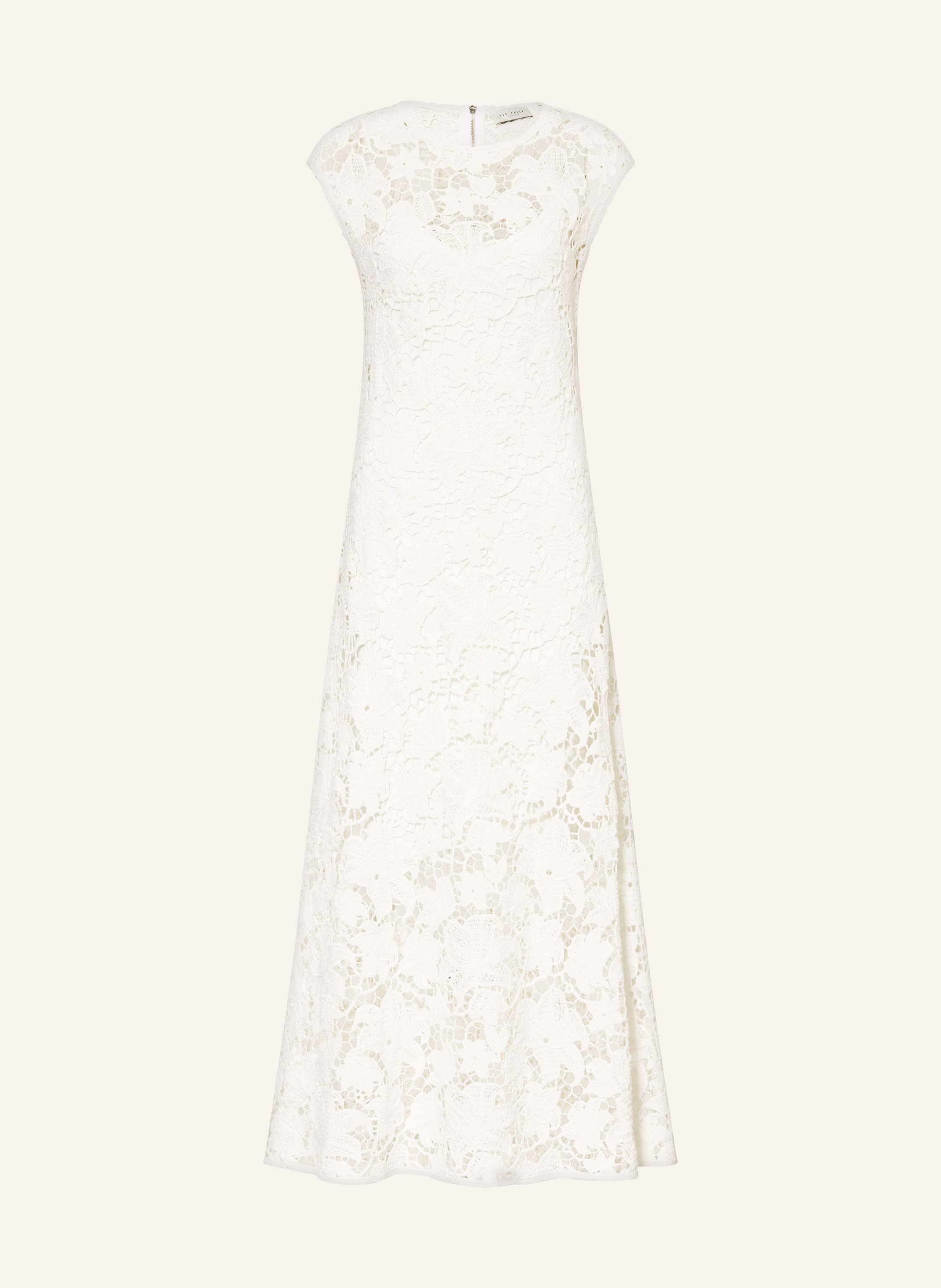 TED BAKER ZINHA Crochet Dress in cream