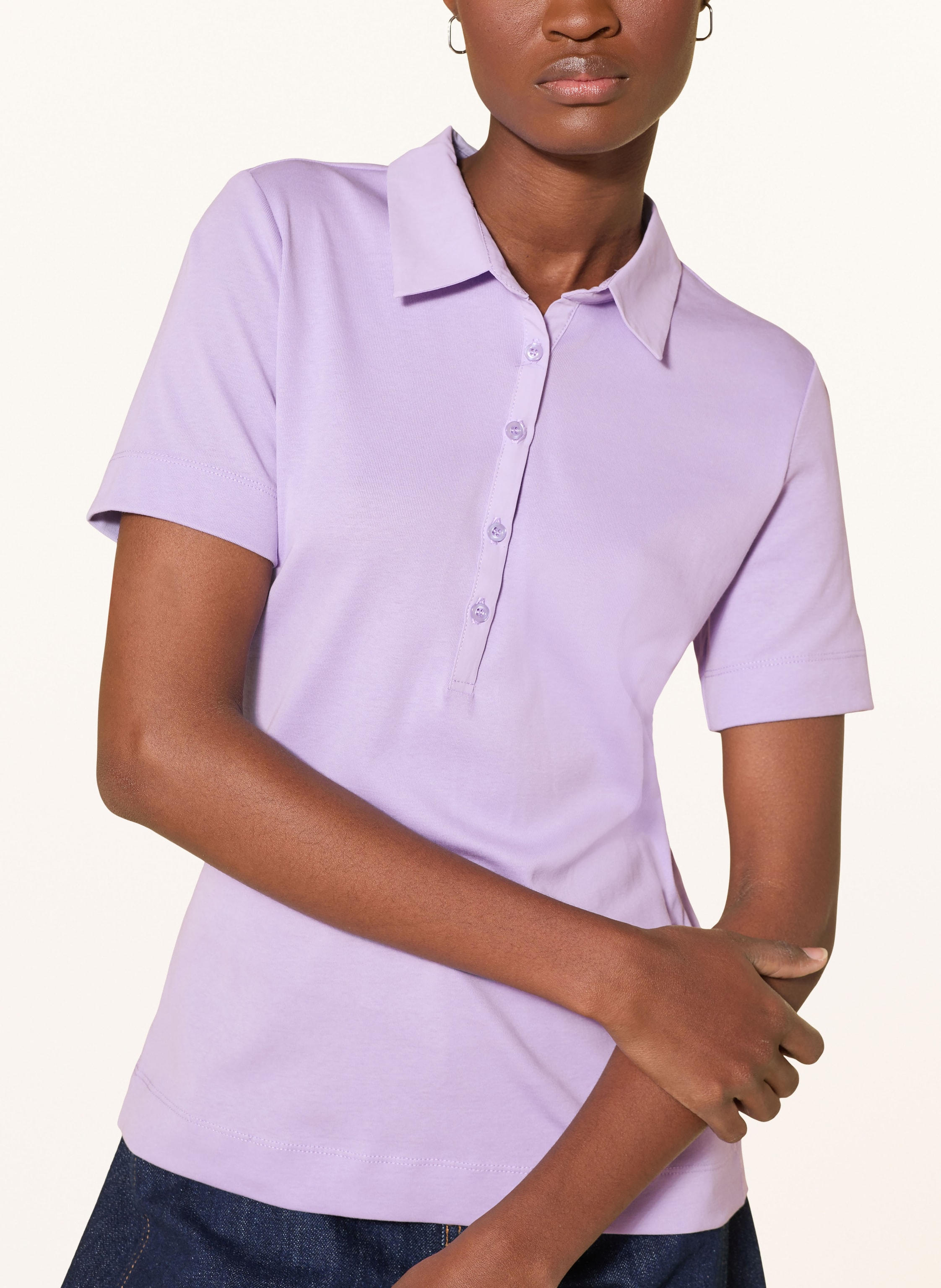 Darling Harbour Jersey-Poloshirt lila – Bild 2