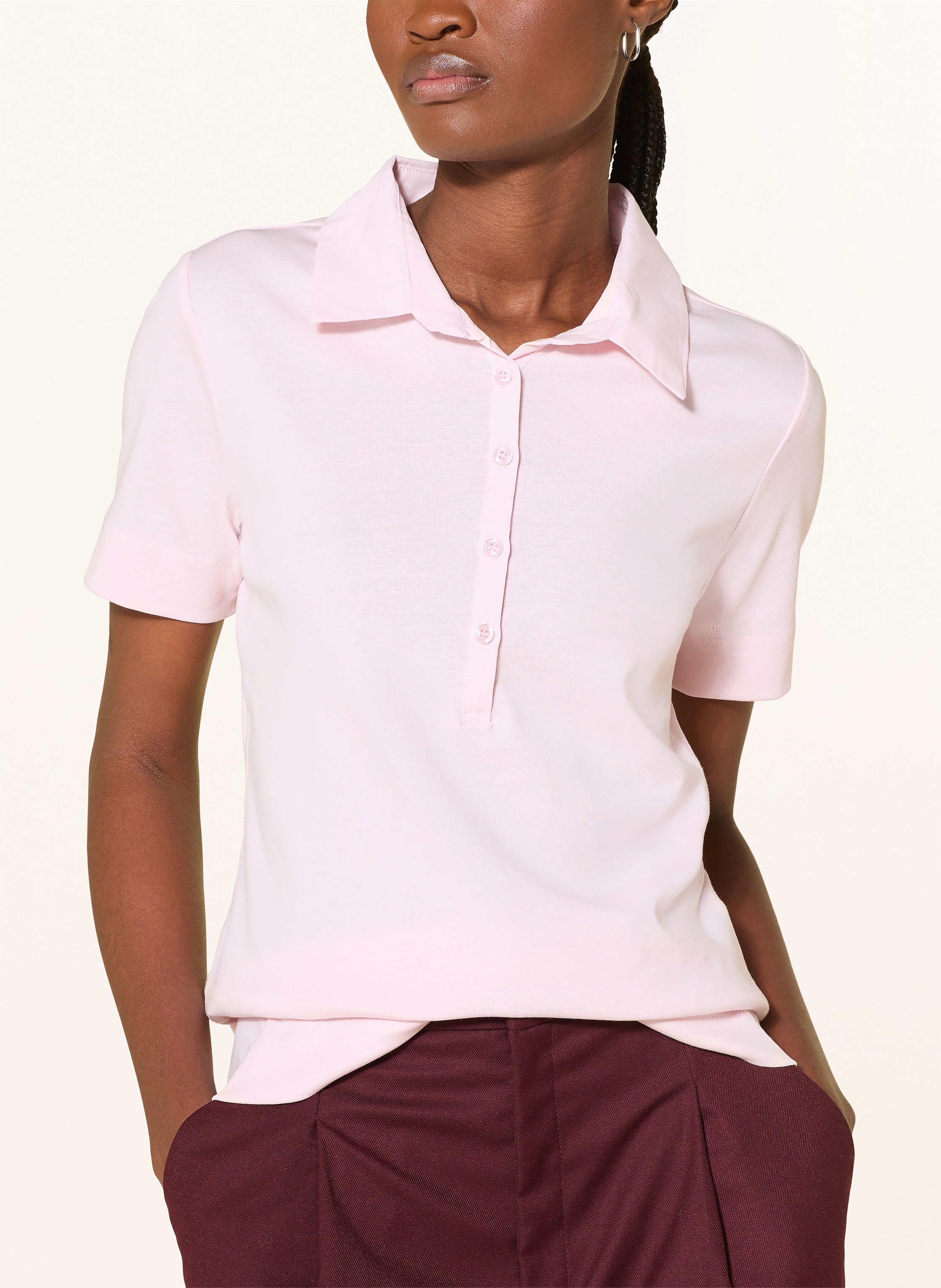 Thumbnail - Darling Harbour Jersey-Poloshirt rosa