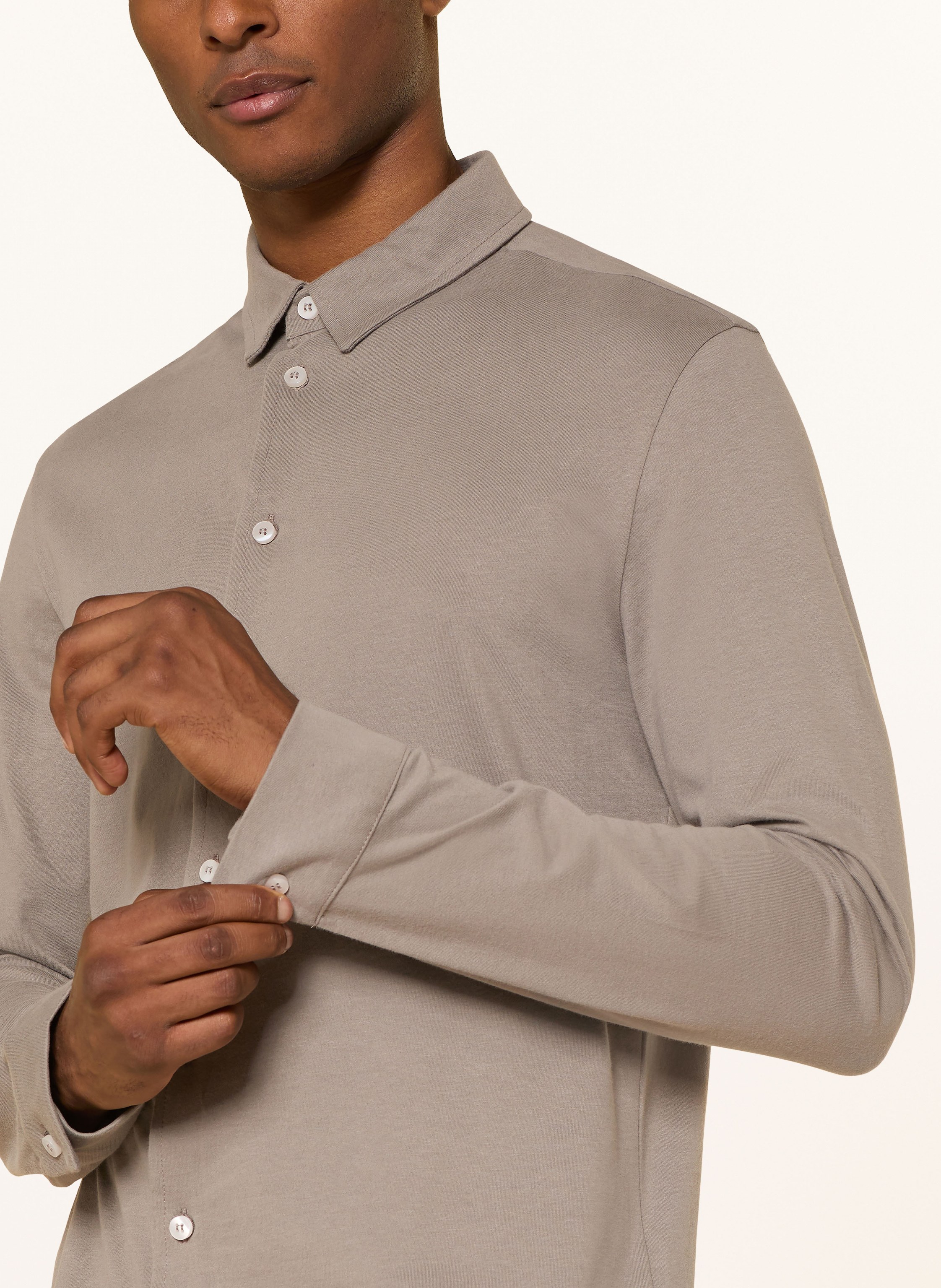 Thumbnail - Juvia Jerseyhemd Koa Regular Fit grau