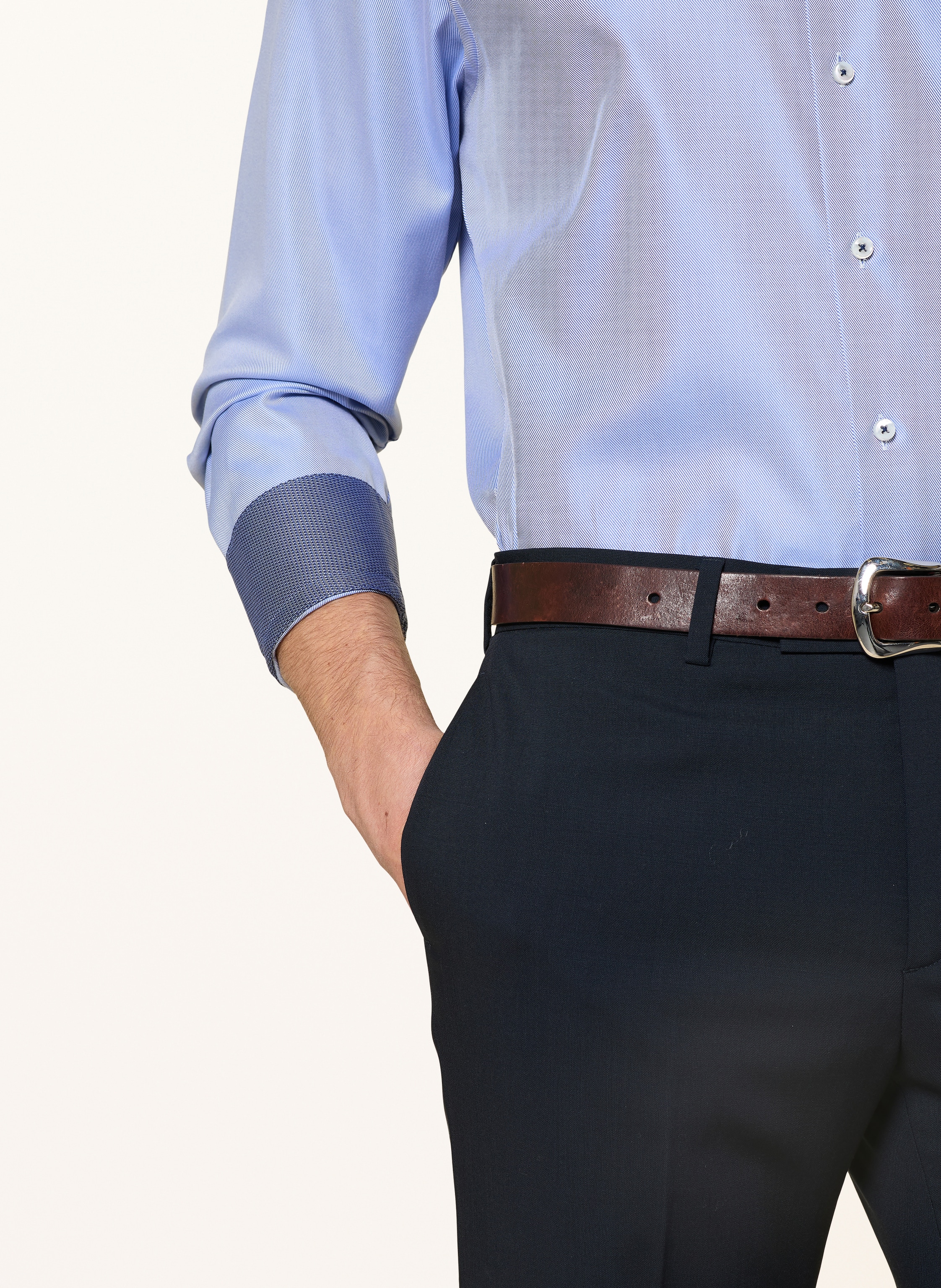 Thumbnail - Eton Oxfordhemd Bilsar Regular Fit blau