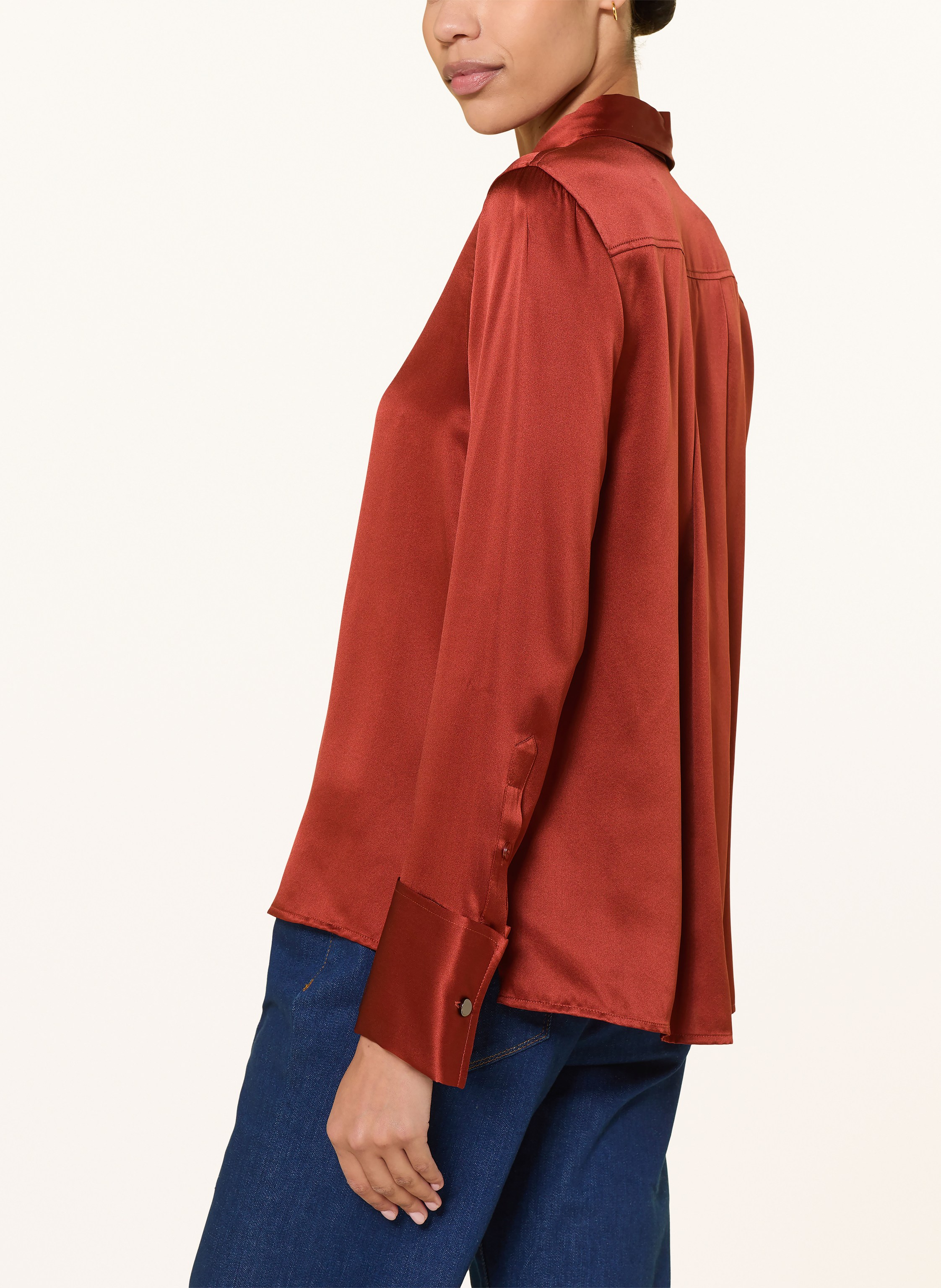 Thumbnail - Reiss Hemdbluse Ameira Aus Seide rot