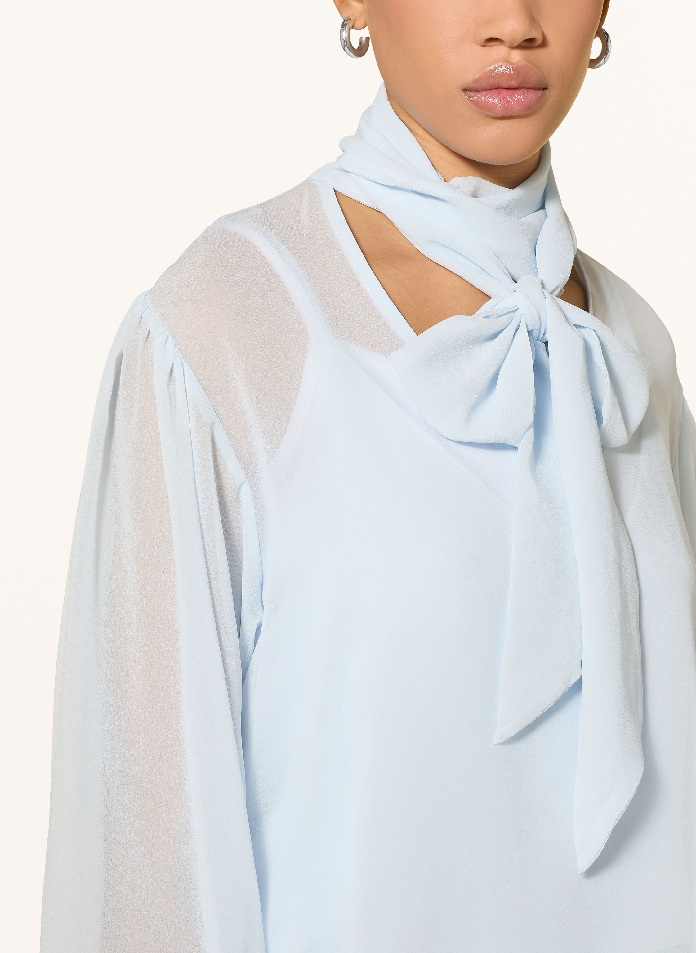 Thumbnail - Gestuz Schluppenbluse Gzzurina blau