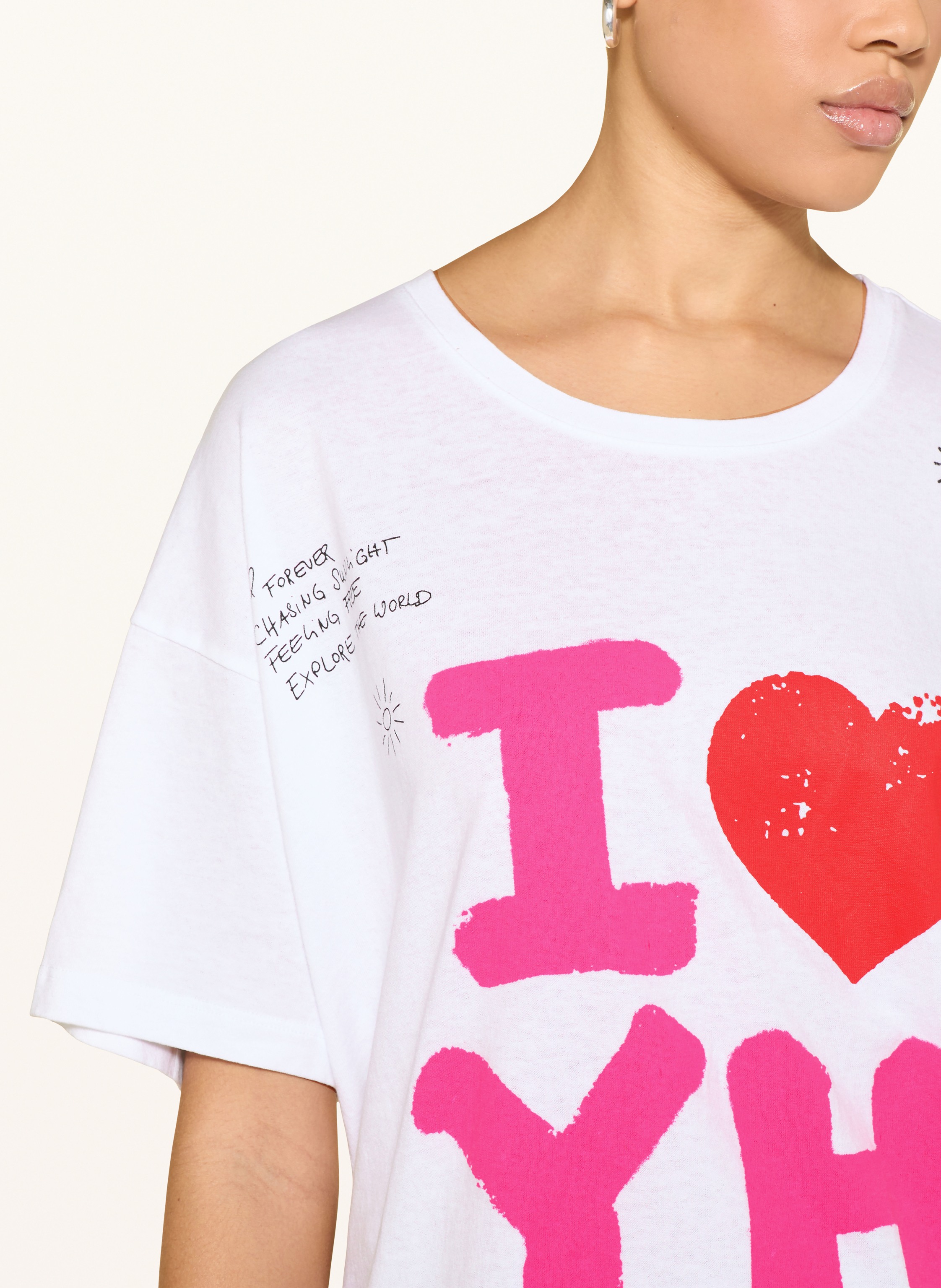 Thumbnail - Yippie Hippie T-Shirt weiss