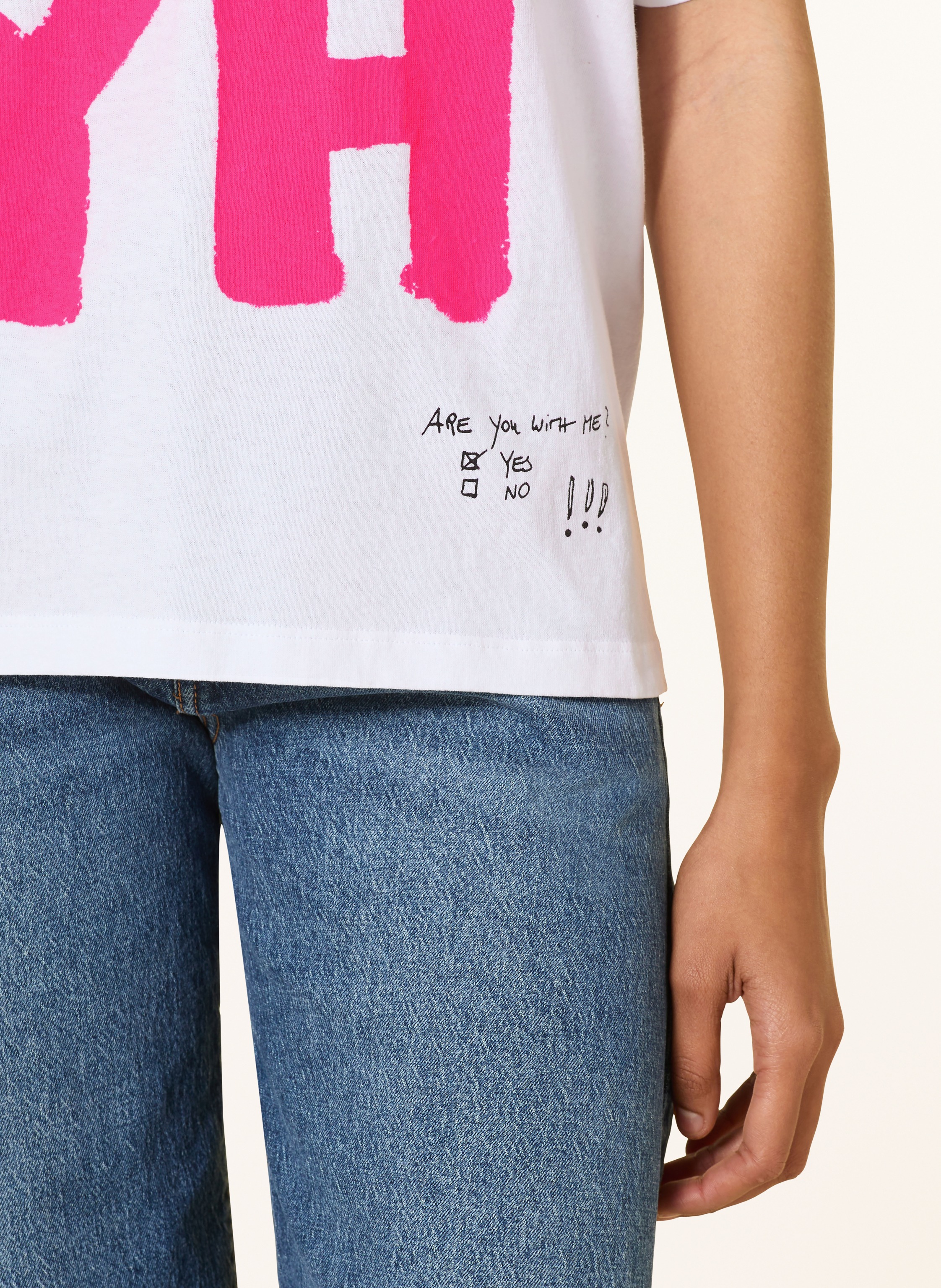 Thumbnail - Yippie Hippie T-Shirt weiss