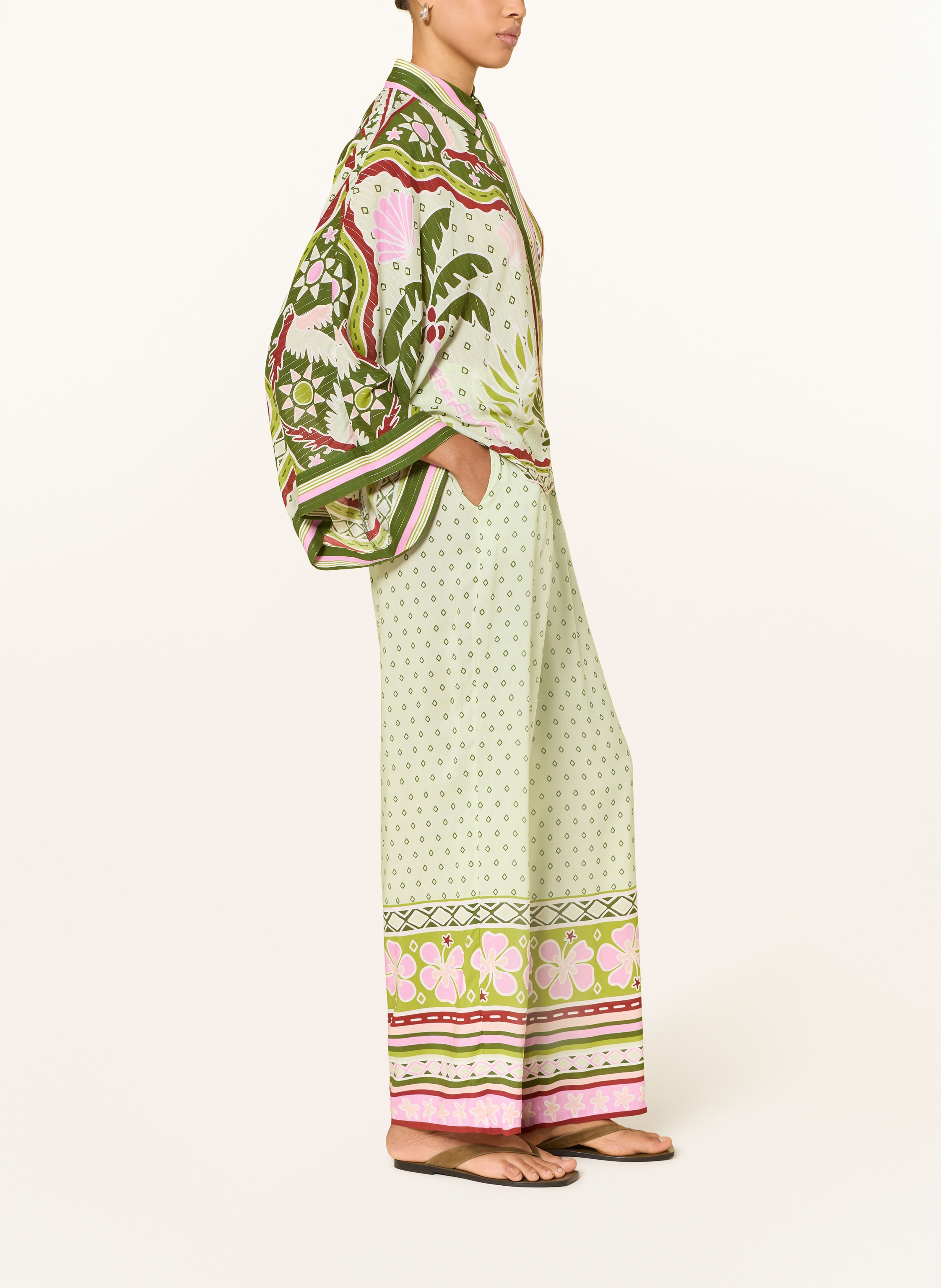 Thumbnail - Yippie Hippie Marlenehose gruen