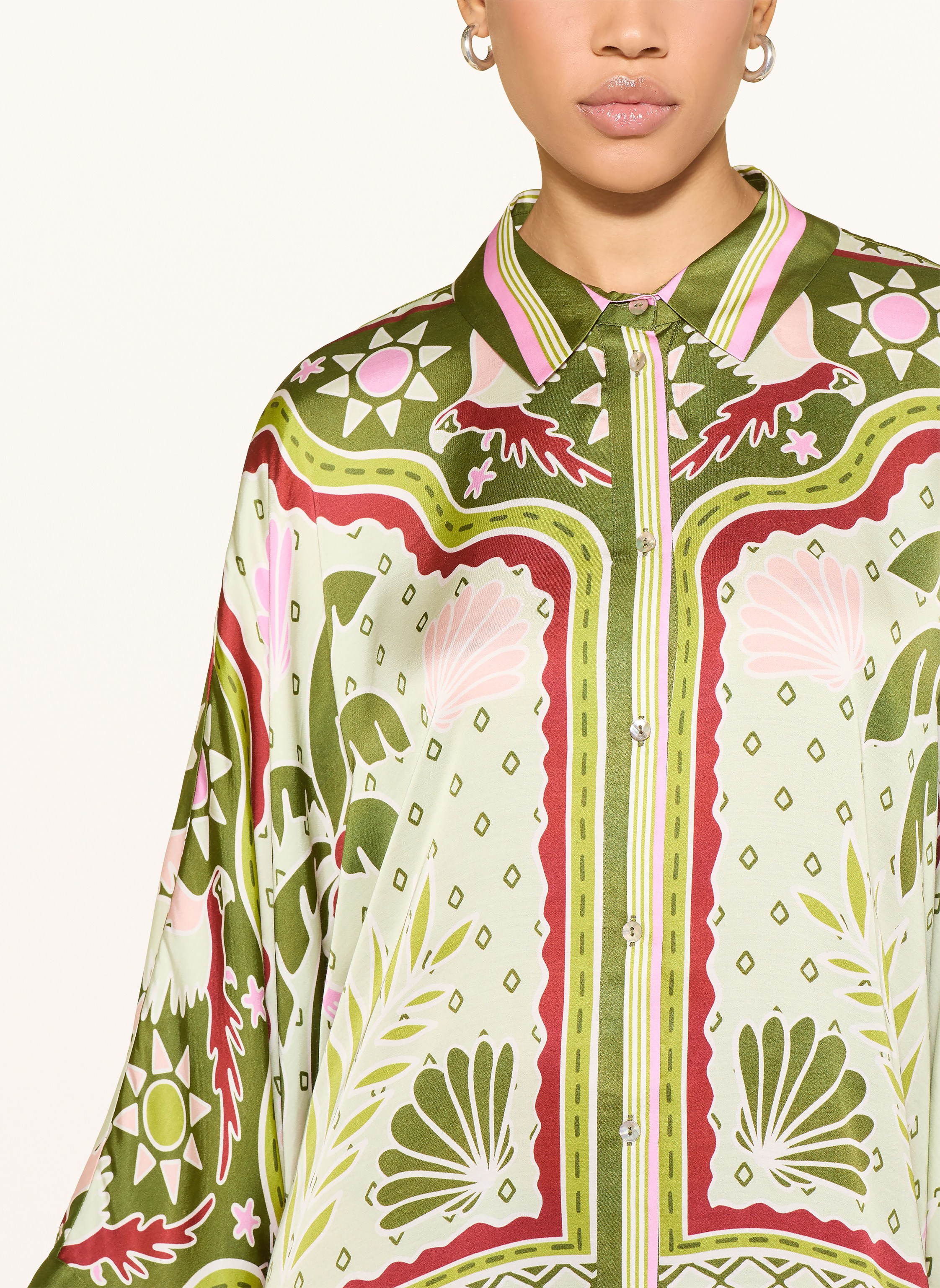 Thumbnail - Yippie Hippie Hemdblusenkleid gruen