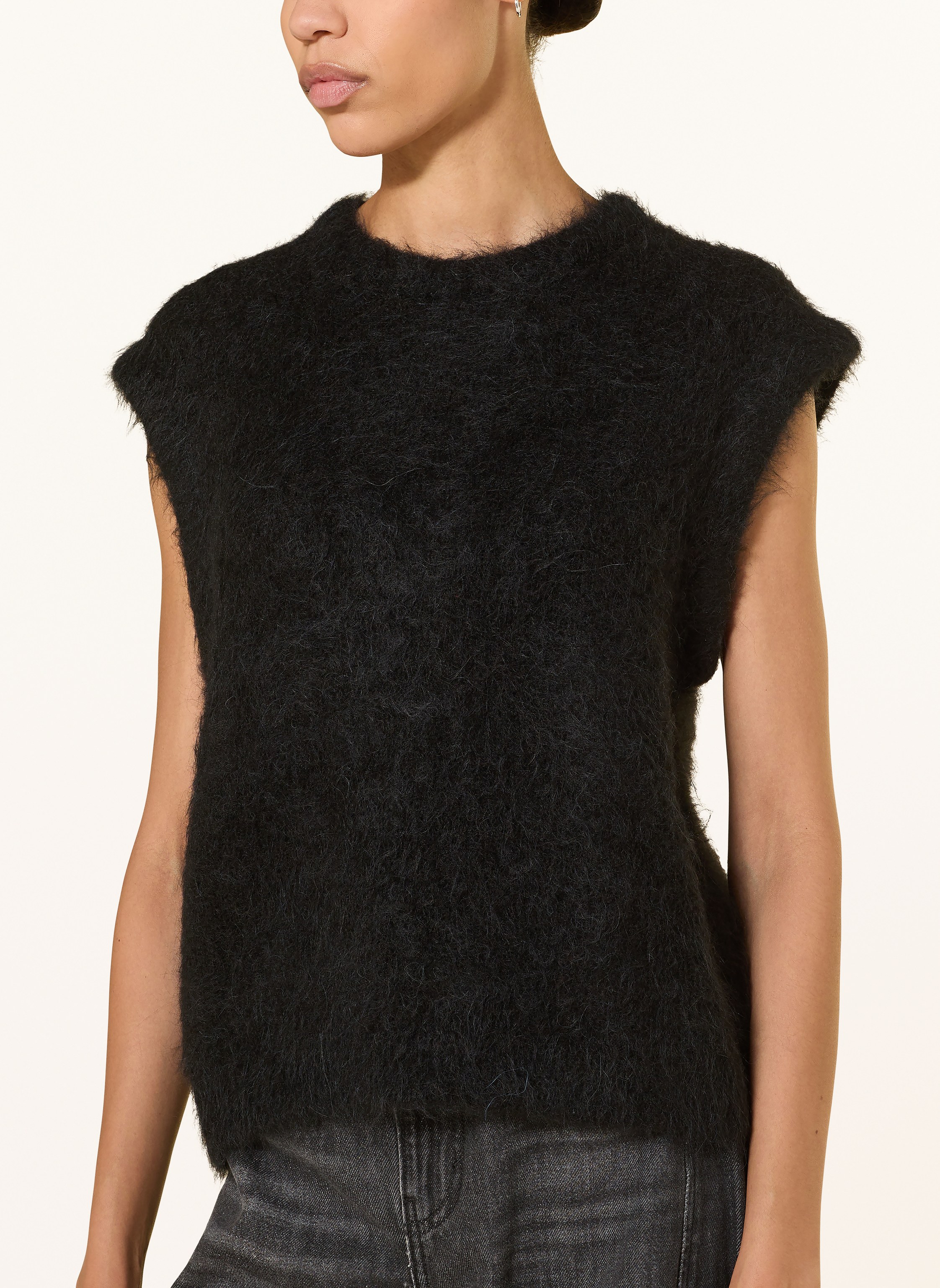 Thumbnail - American Vintage Pullunder Niby Mit Alpaka schwarz