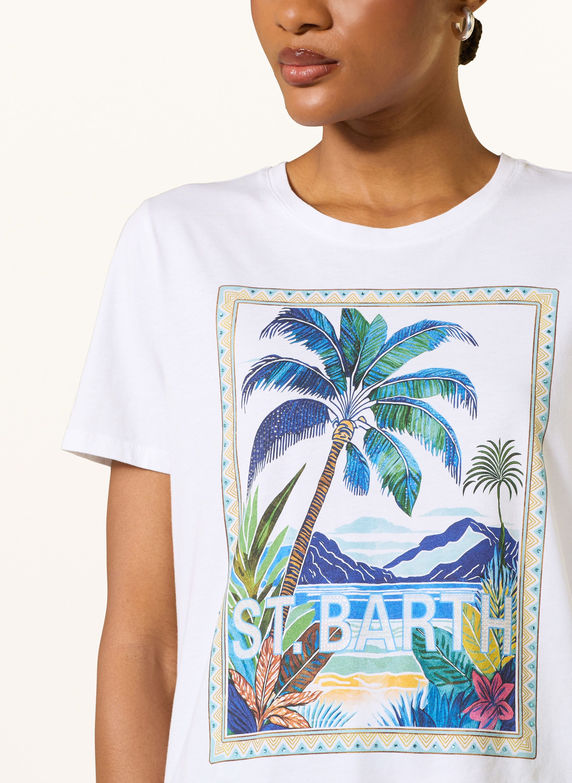 Thumbnail - Princess Goes Hollywood T-Shirt Mit Schmucksteinen weiss