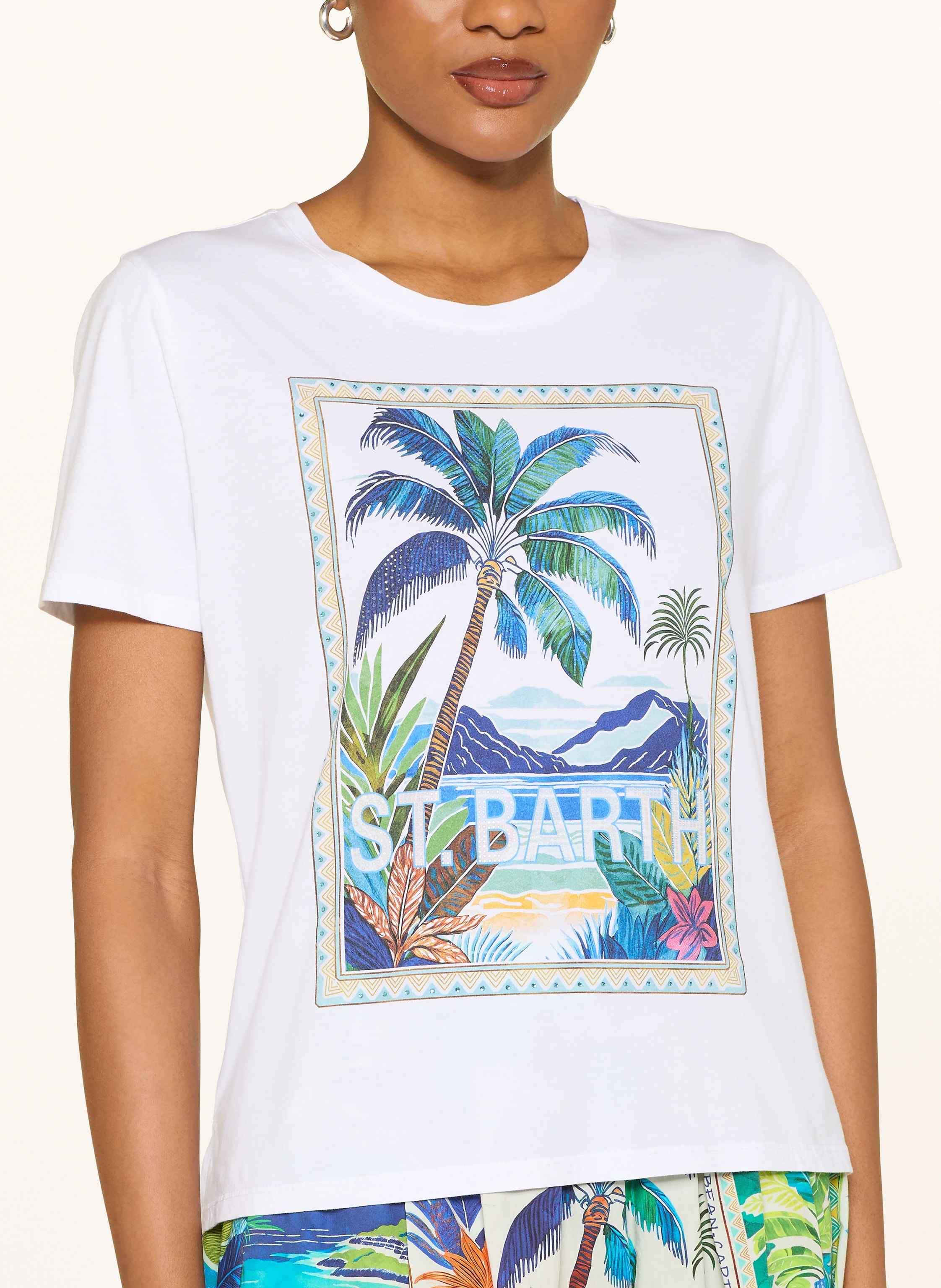 Thumbnail - Princess Goes Hollywood T-Shirt Mit Schmucksteinen weiss