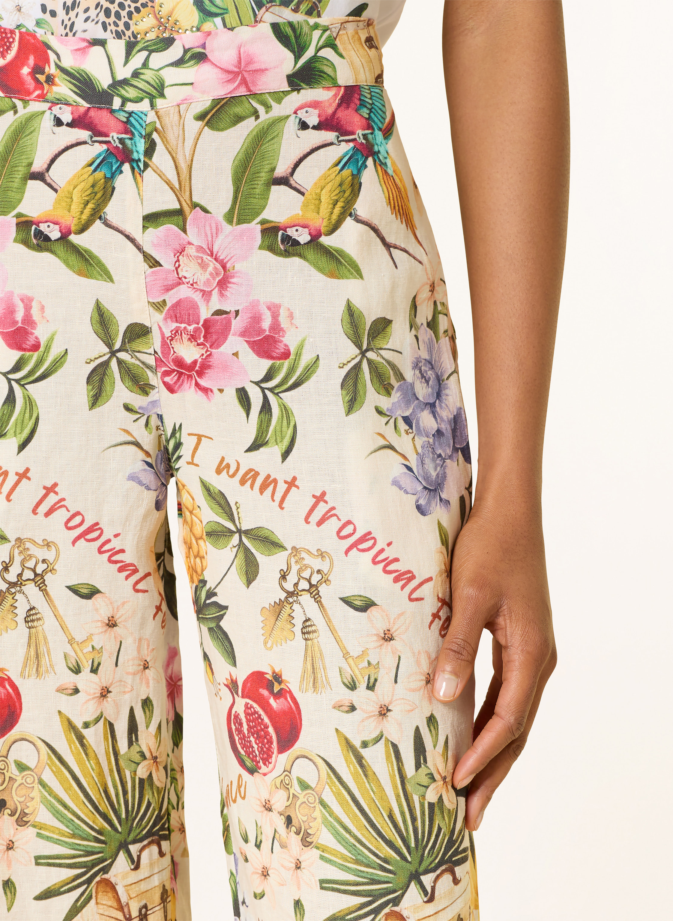 Thumbnail - Princess Goes Hollywood Leinenhose weiss