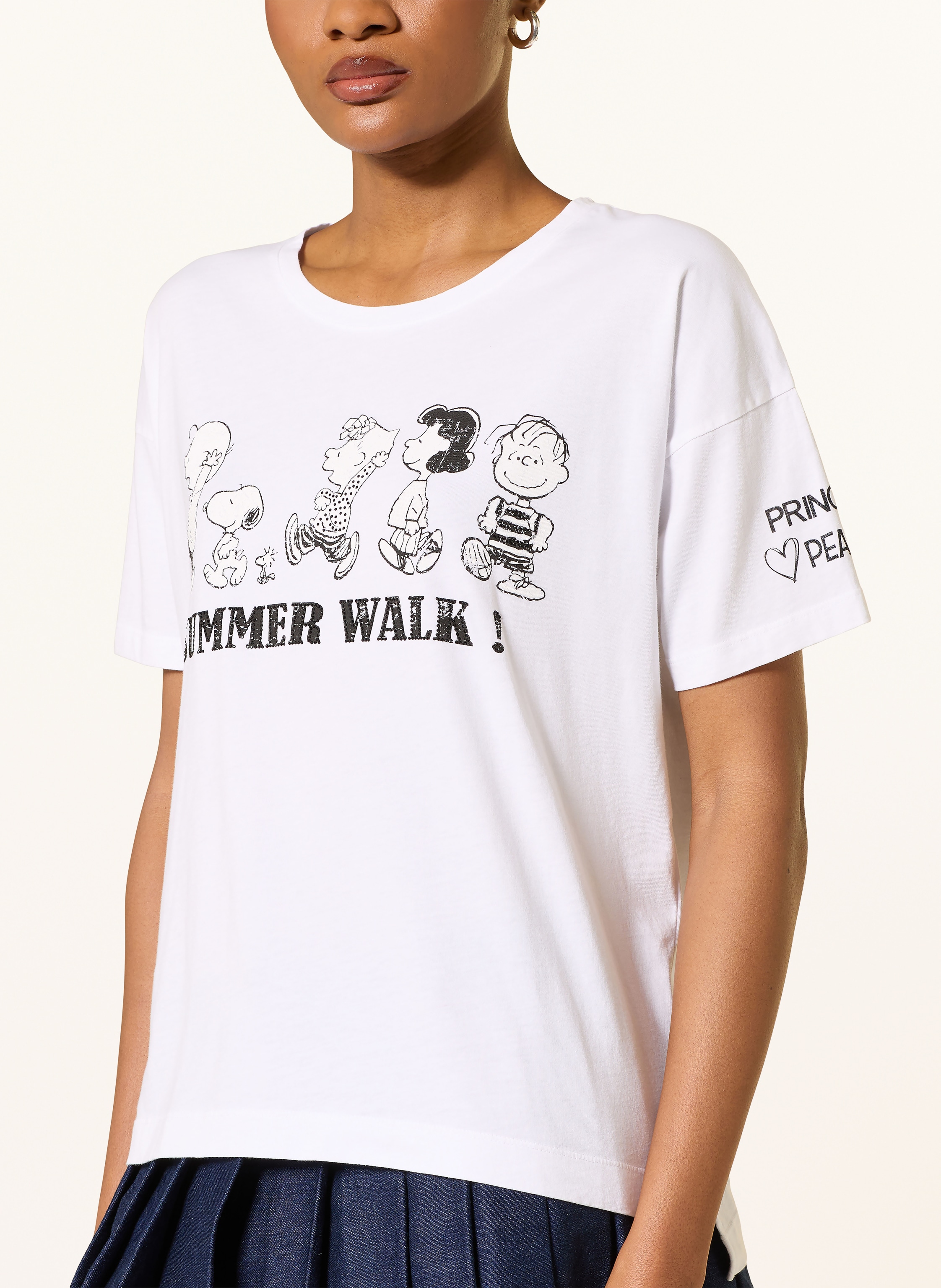 Thumbnail - Princess Goes Hollywood T-Shirt Mit Schmucksteinen weiss