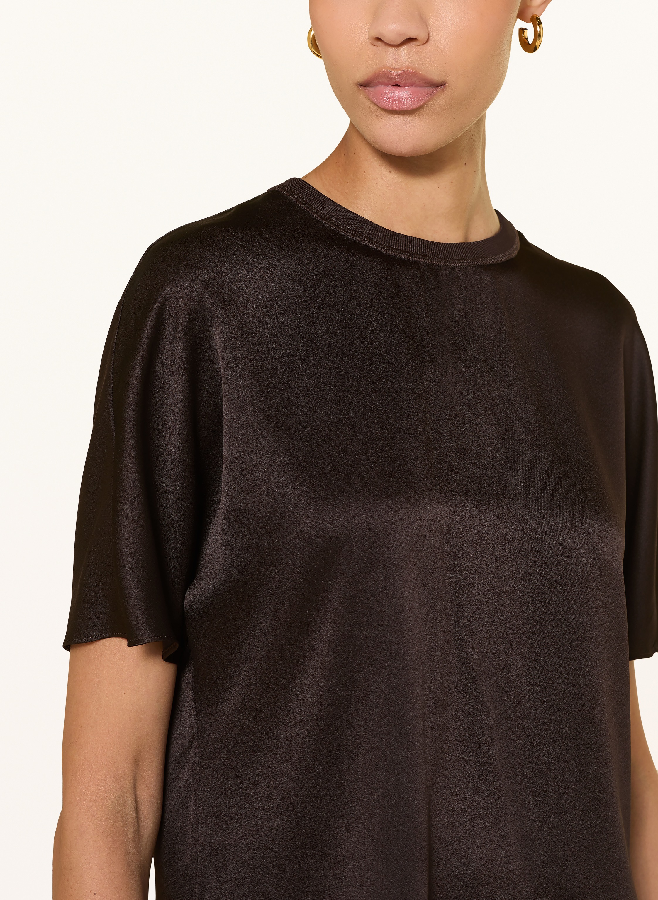 Thumbnail - Reiss Blusenshirt Lena Aus Seide braun