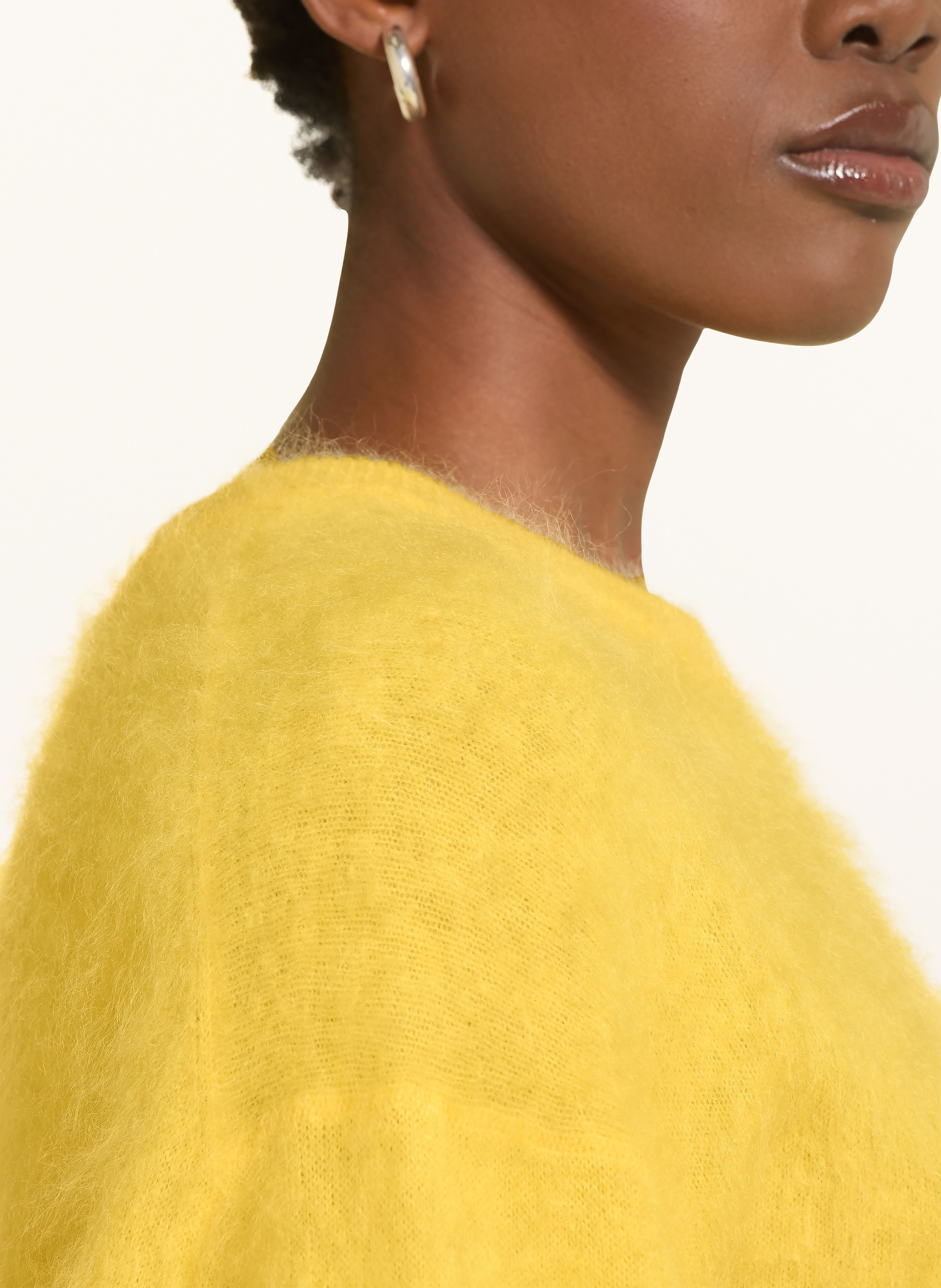 Thumbnail - Herzens Cashmere-Pullover Mit 3/4-Arm gelb