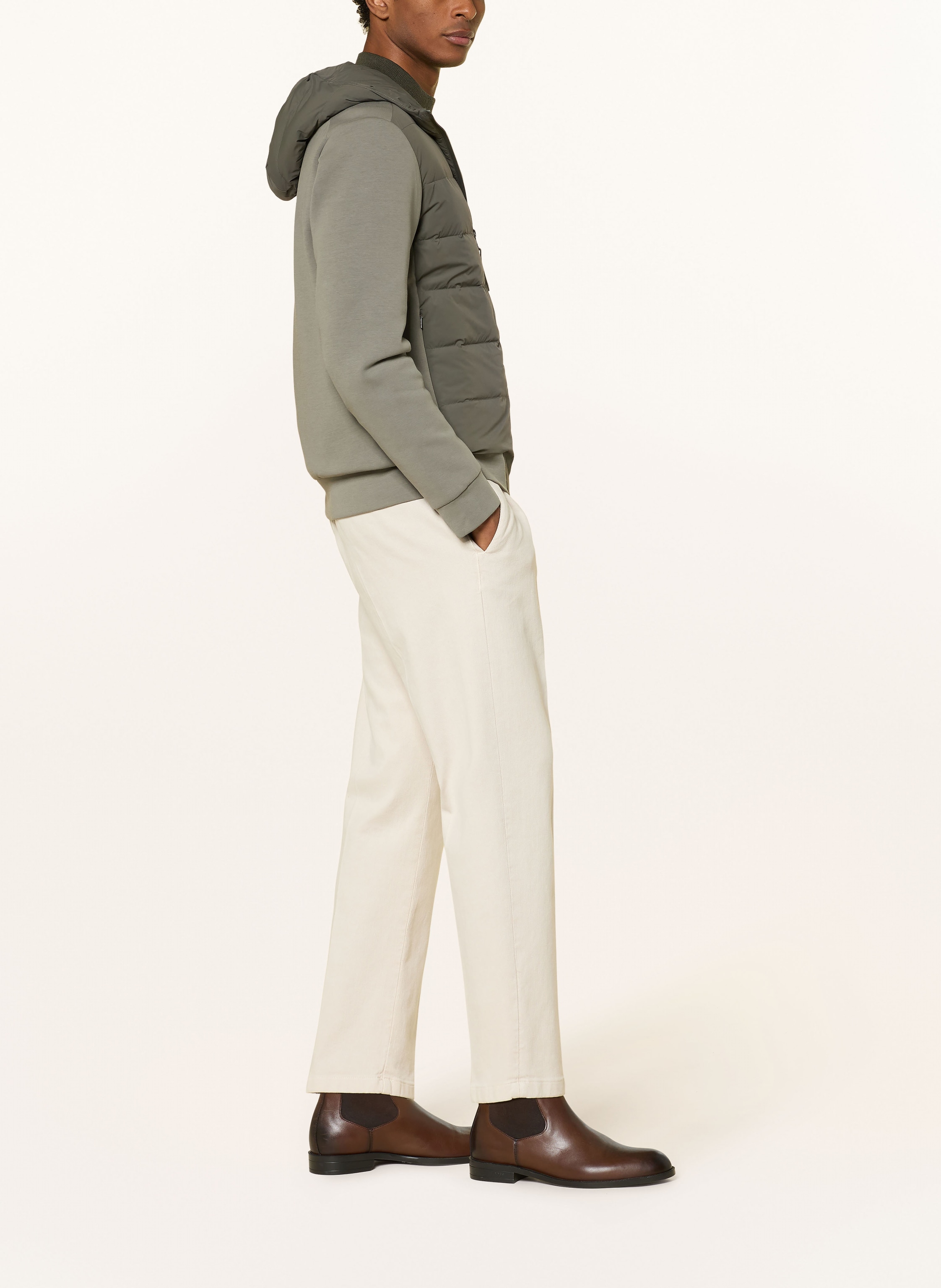 Thumbnail - Duno Daunenjacke Im Materialmix gruen