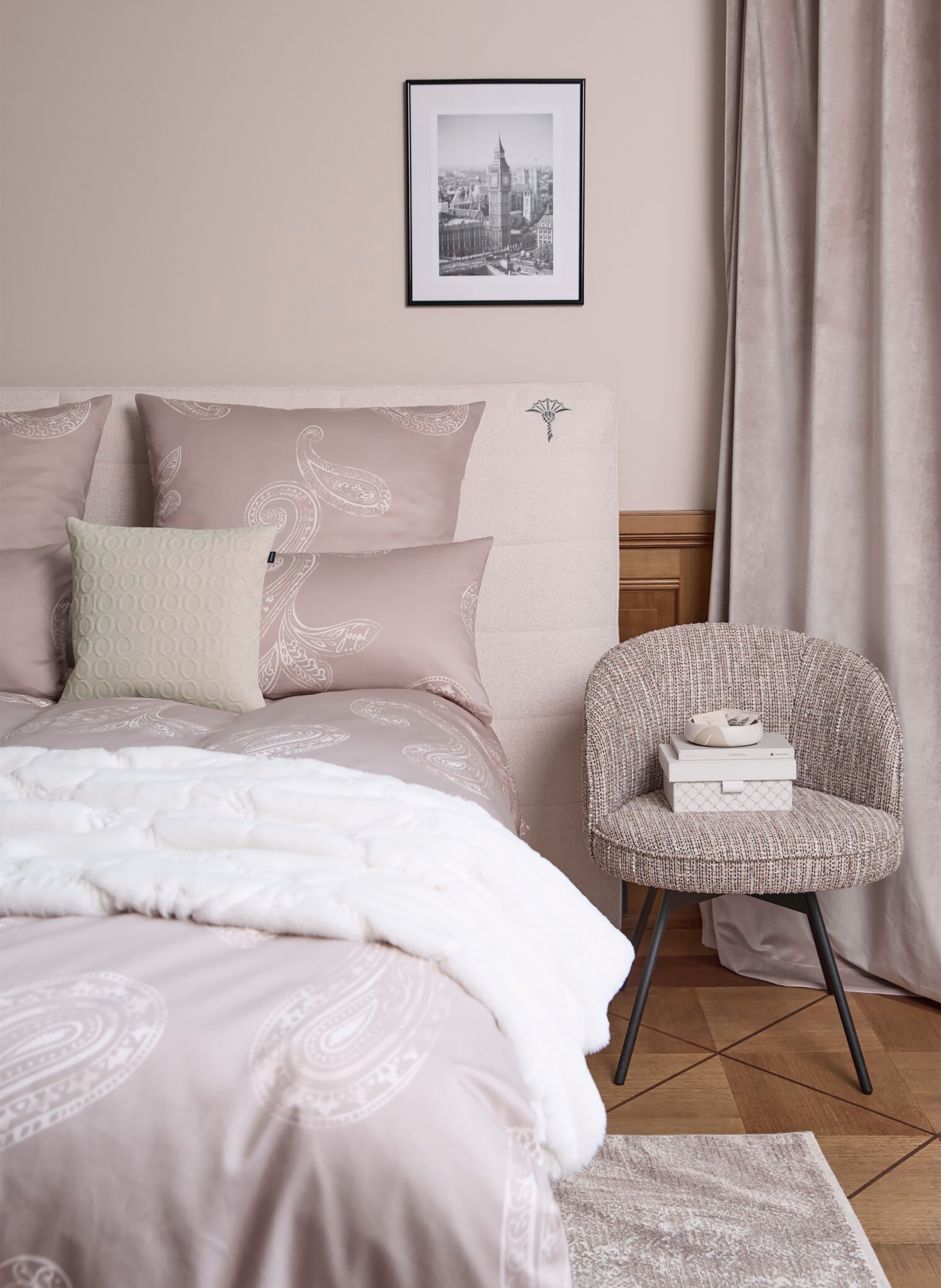 Thumbnail - Joop! Dekokissenhülle J!Signatre beige