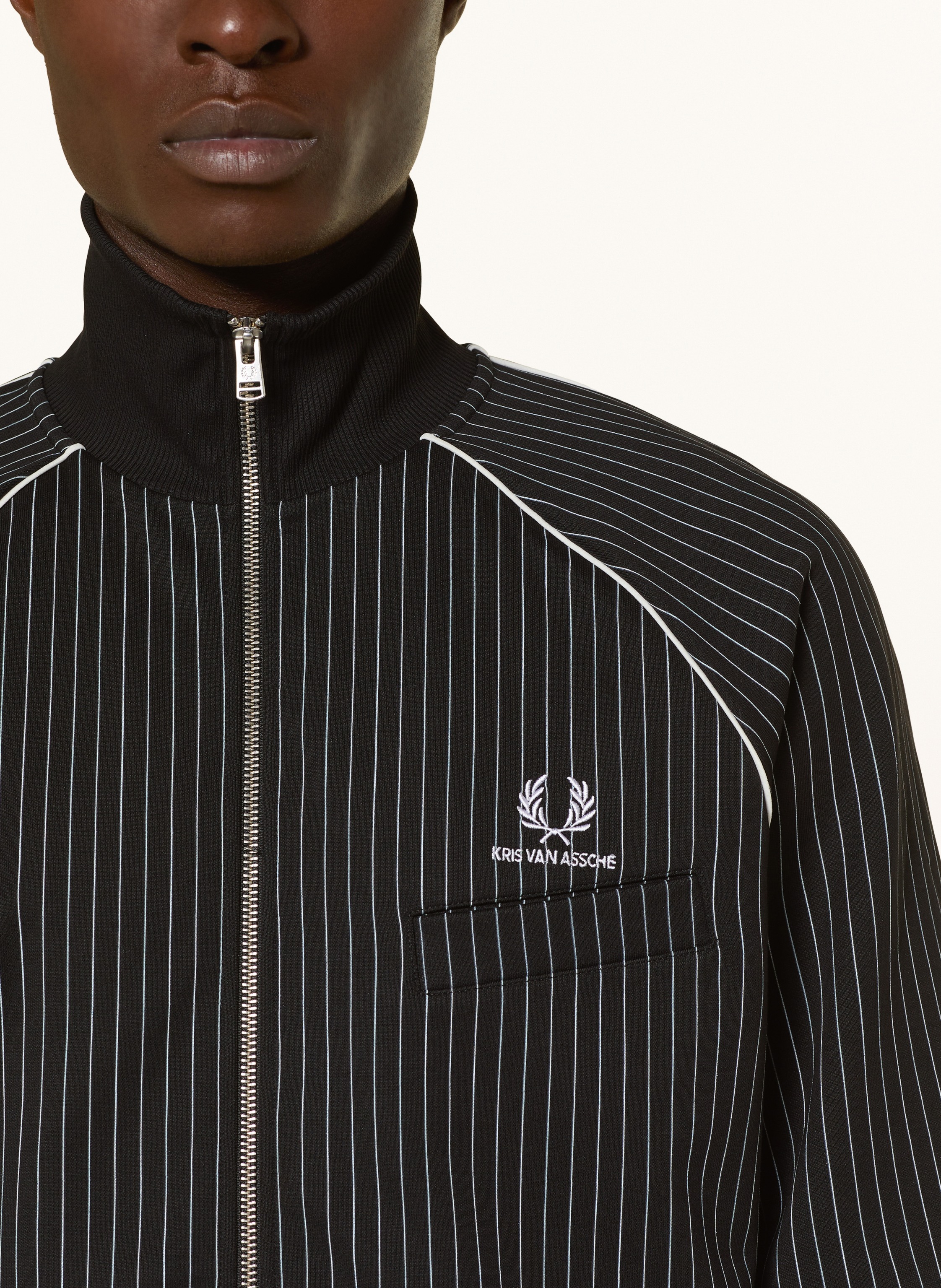 Thumbnail - Fred Perry Sweatjacke schwarz