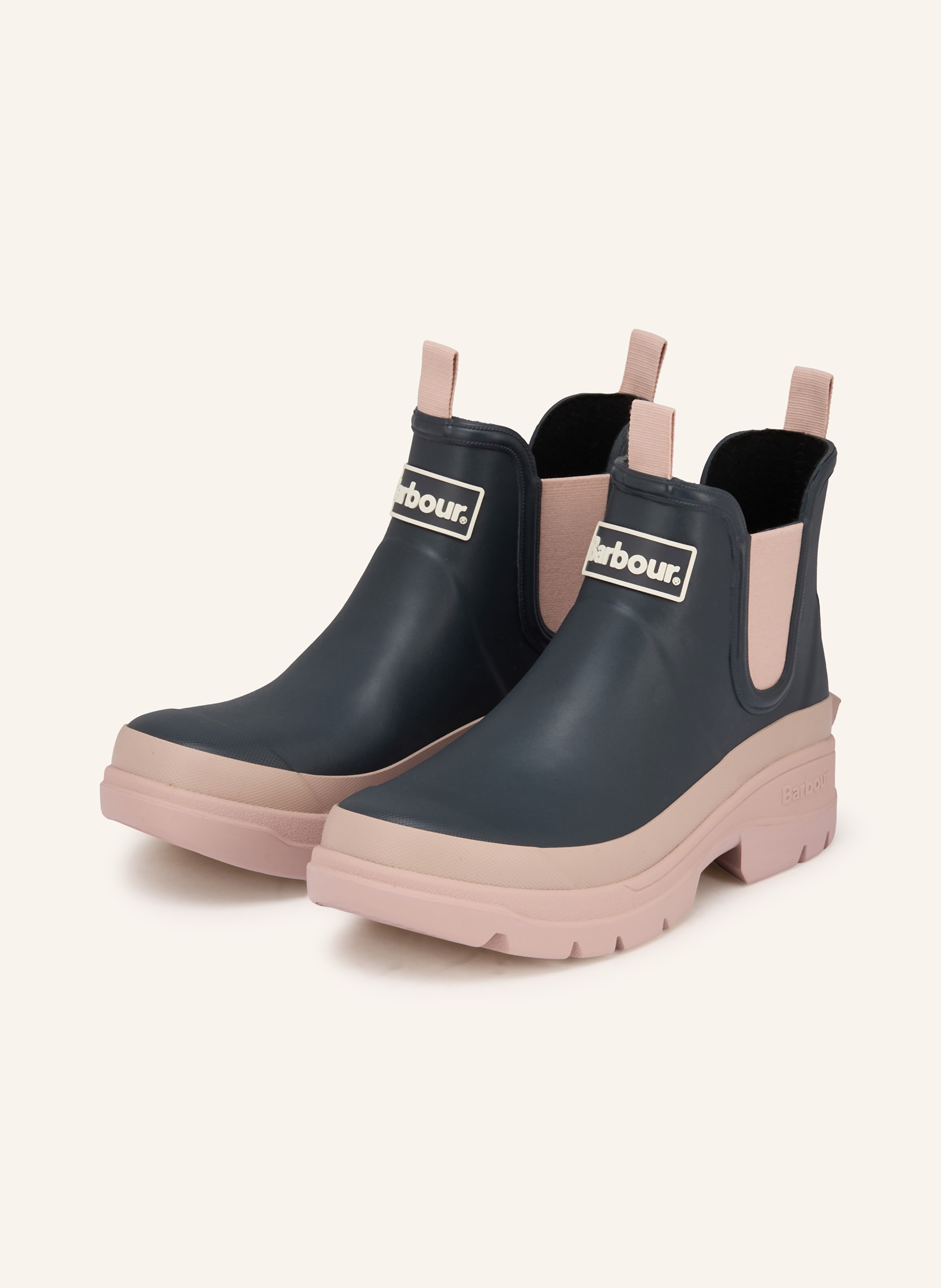 Barbour Gummistiefel Nimbus grau
