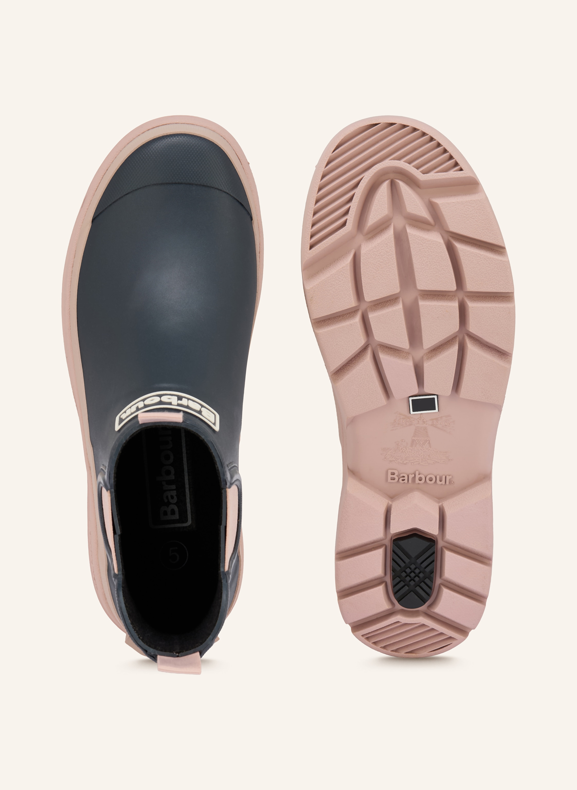 Thumbnail - Barbour Gummistiefel Nimbus grau