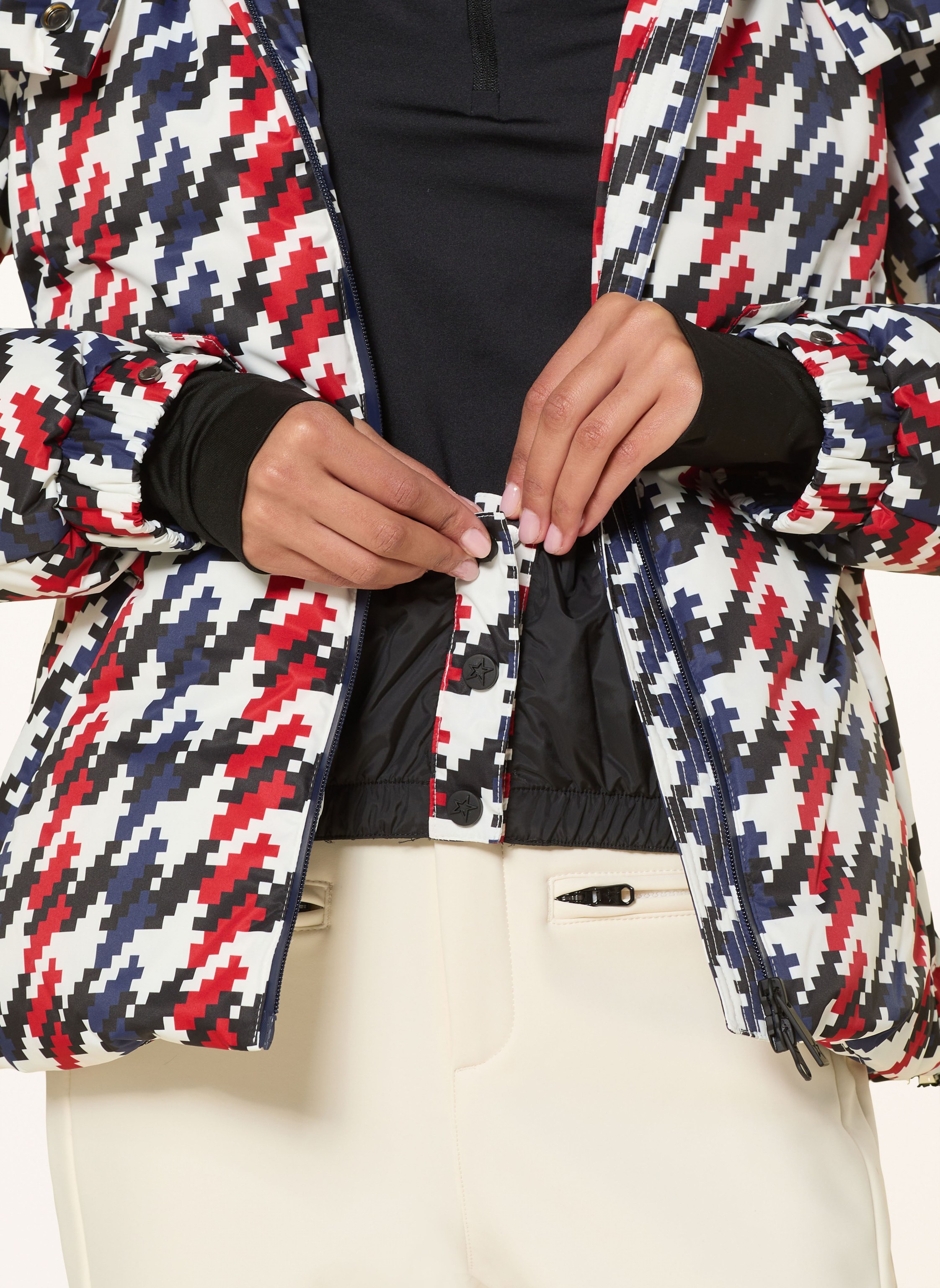 Thumbnail - Perfect Moment Daunen-Skijacke Candice rot