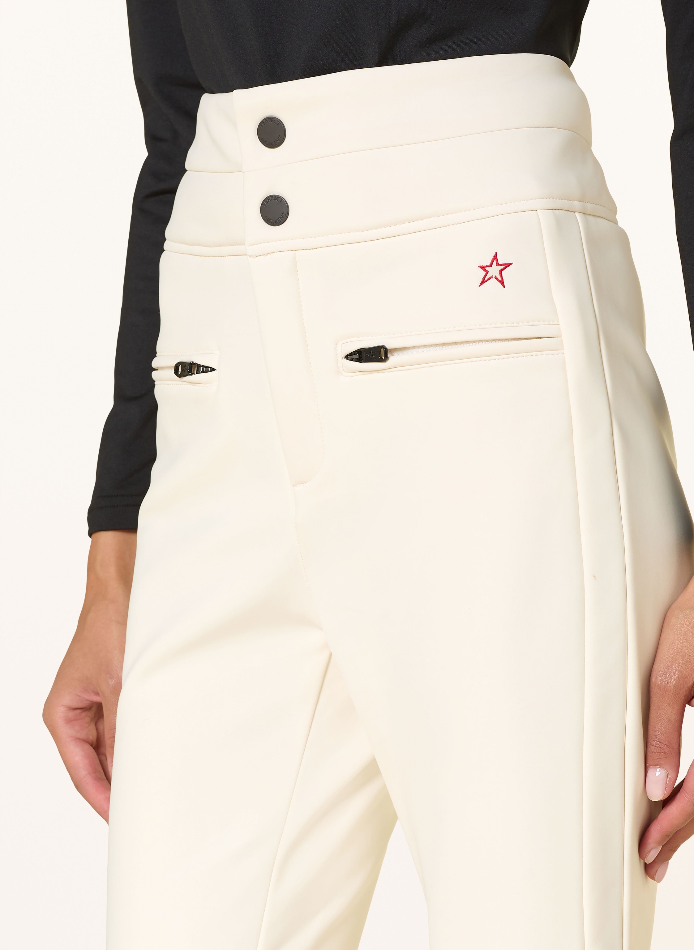 Thumbnail - Perfect Moment Softshell-Skihose Aurora weiss