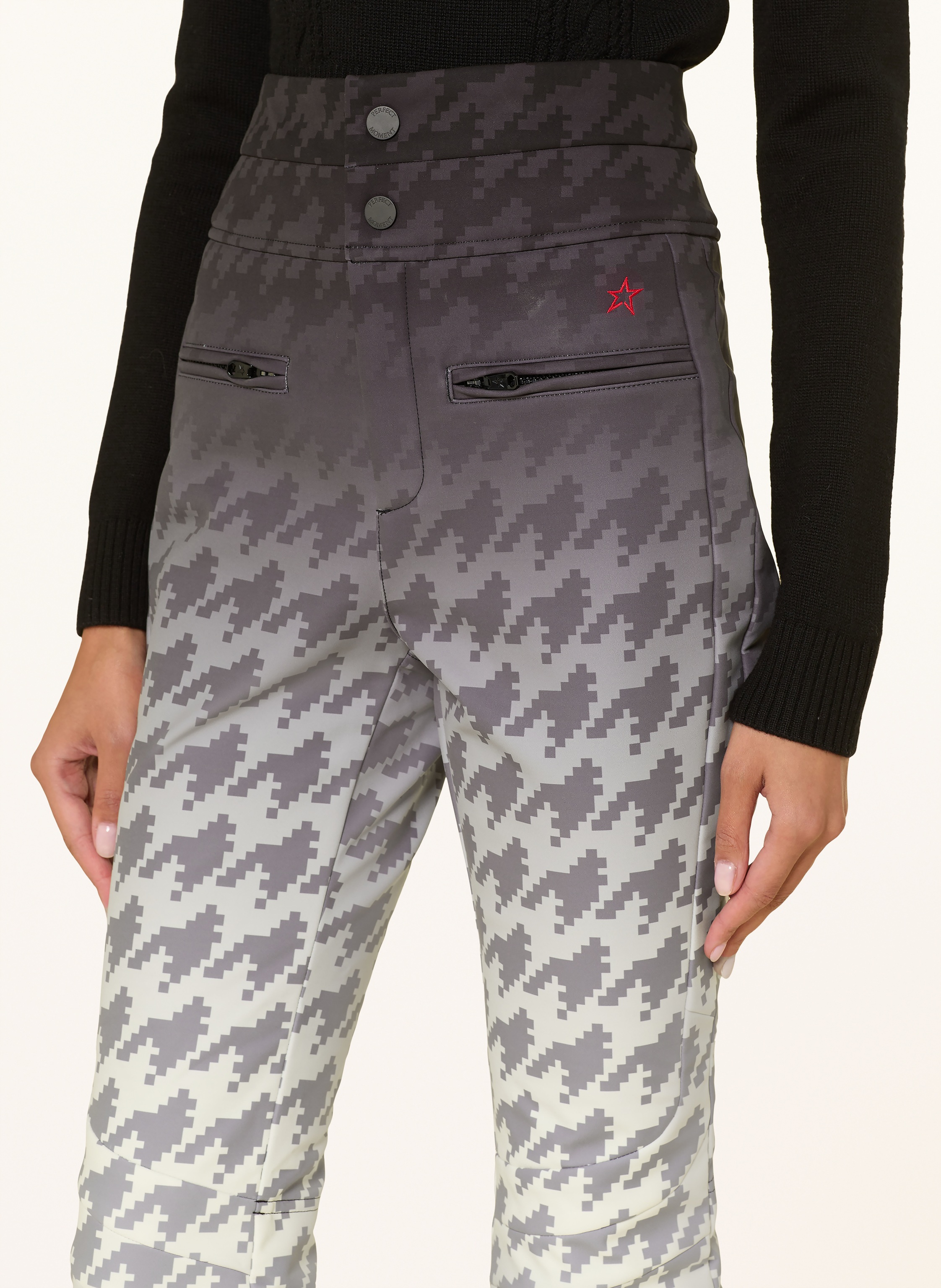 Thumbnail - Perfect Moment Softshell-Skihose Aurora schwarz