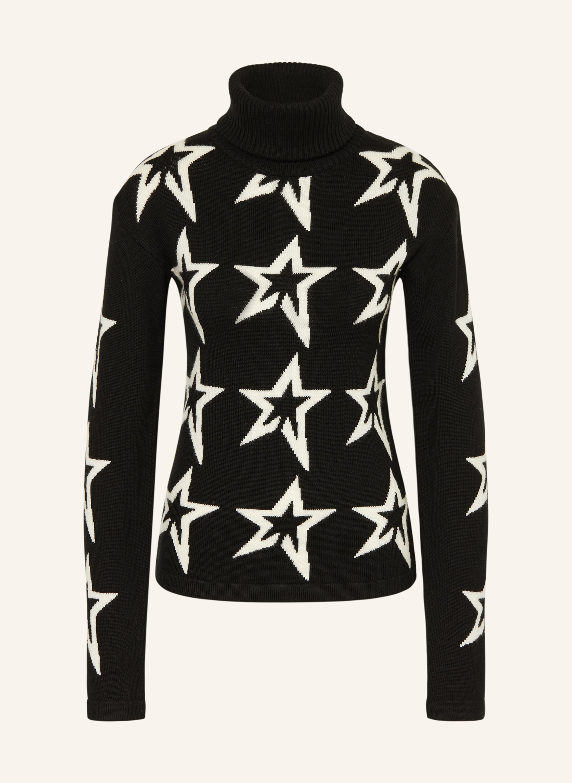 Perfect Moment Pullover Star Dust Aus Merinowolle schwarz
