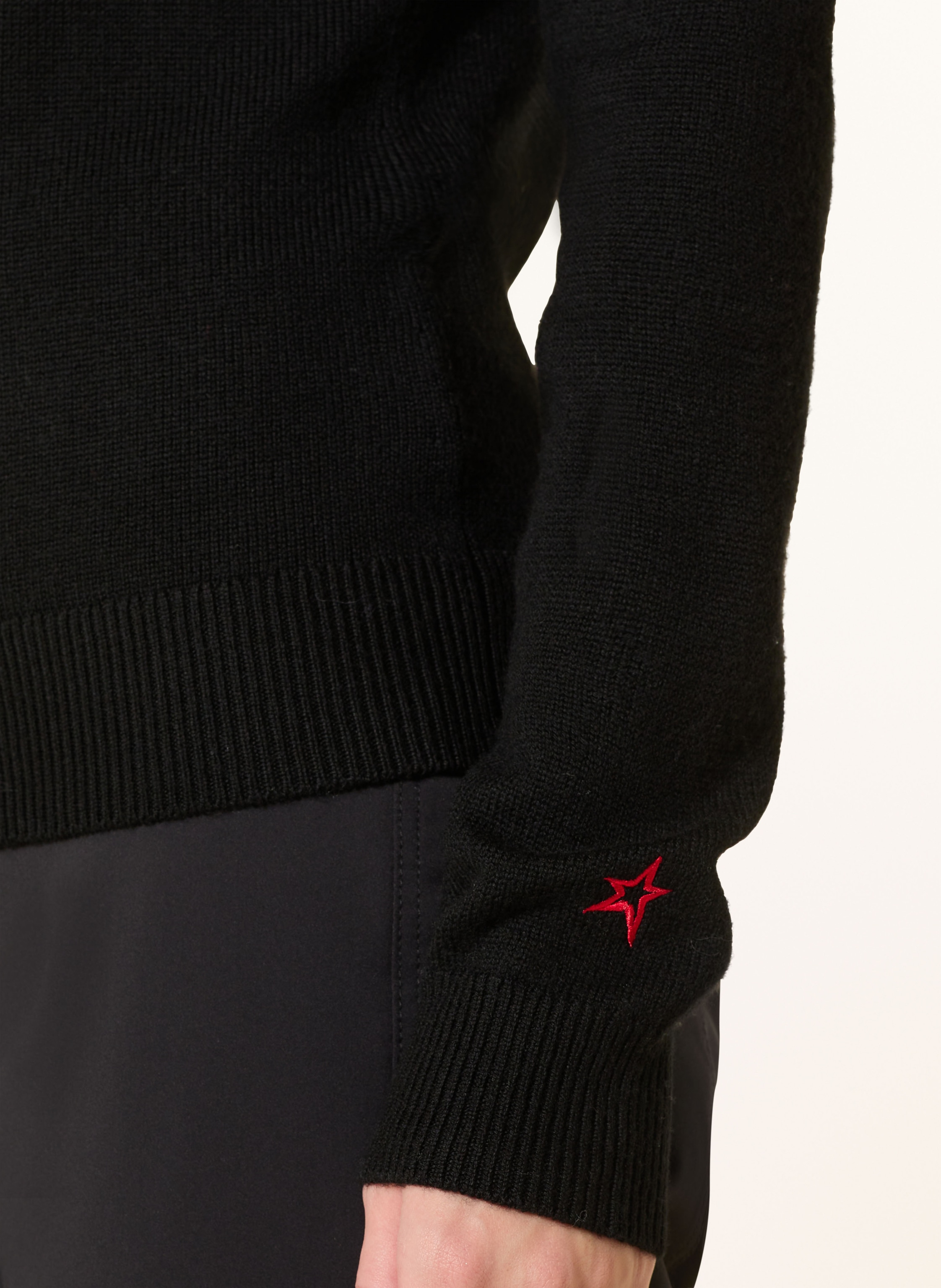 Thumbnail - Perfect Moment Pullover Piste Aus Merinowolle schwarz