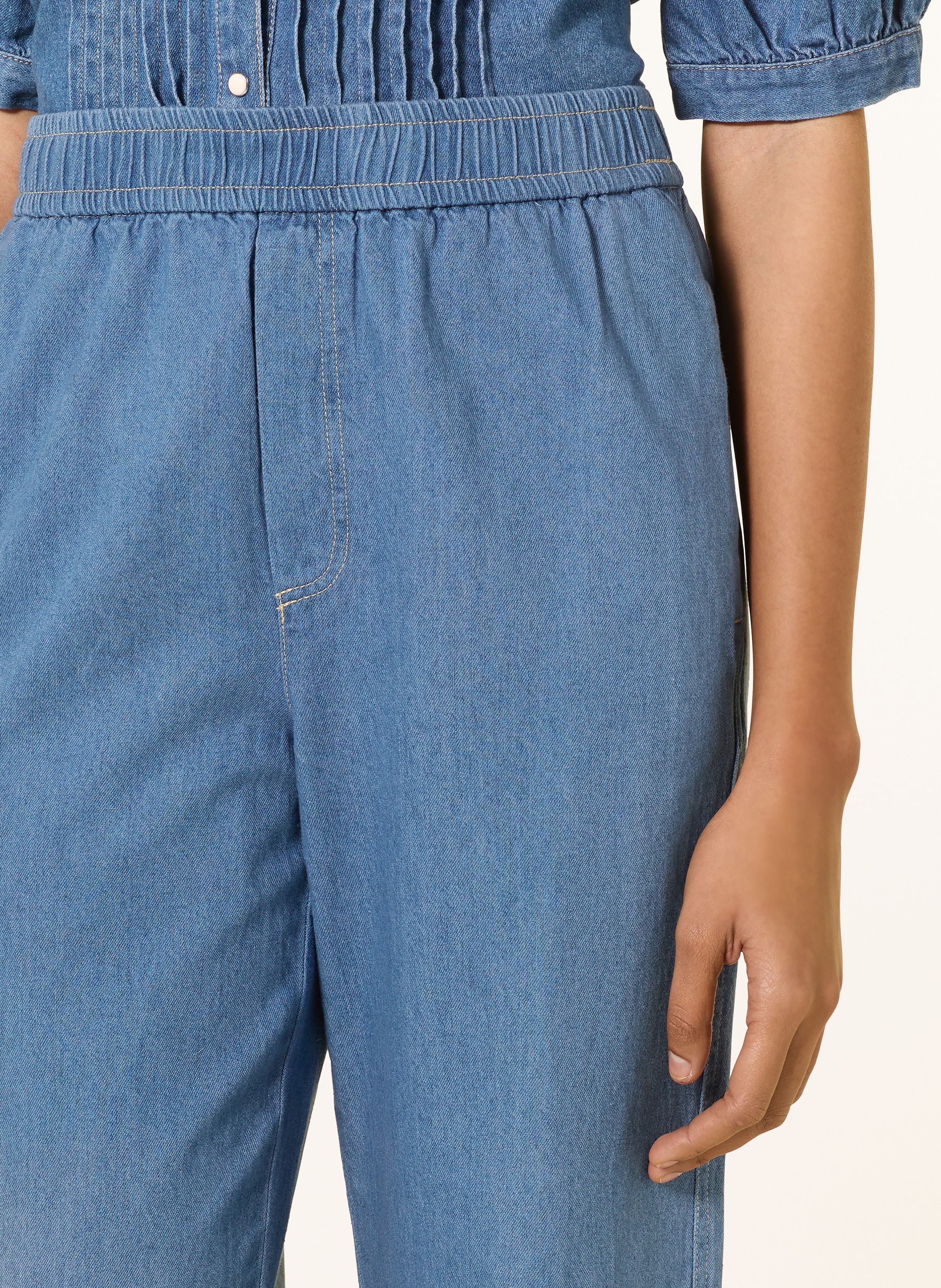 Thumbnail - Part Two Hose Ainapw In Jeansoptik blau