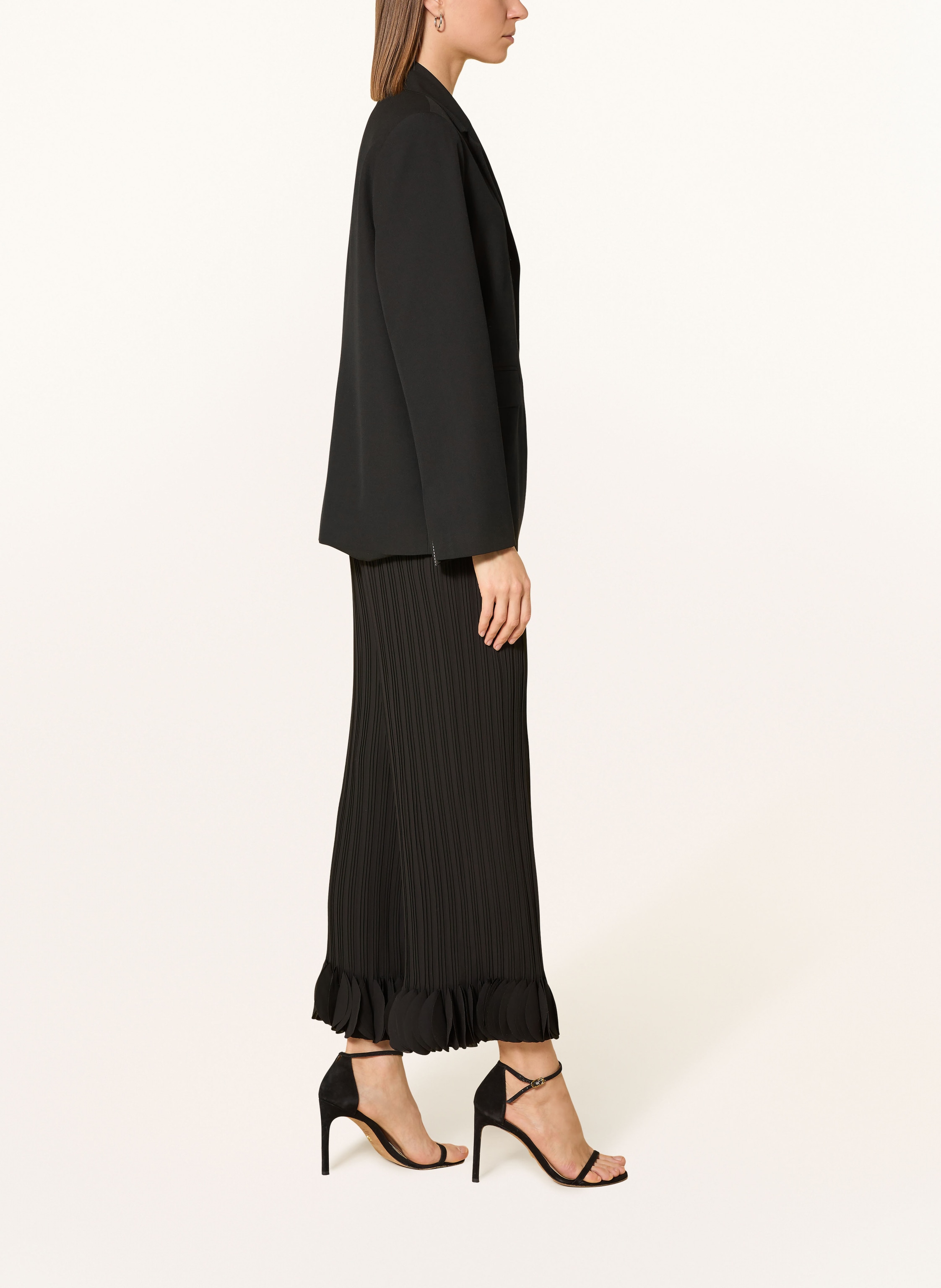 Thumbnail - Joseph Ribkoff Culotte Mit Rüschen Und Plissees schwarz