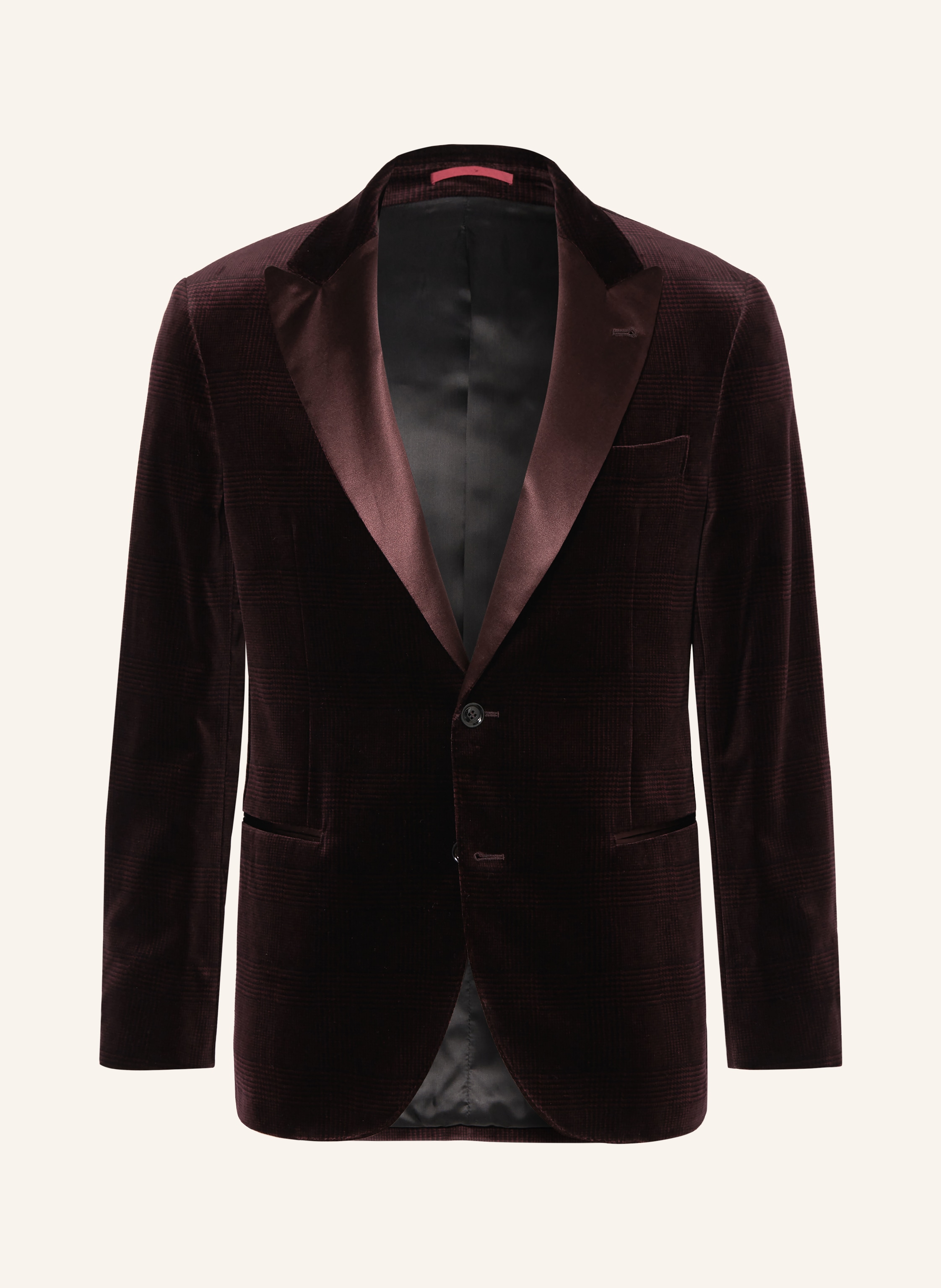 Brunello Cucinelli Brunello Cucinelli Smoking-Sakko Extra Slim Fit rot in C056 Amarantho