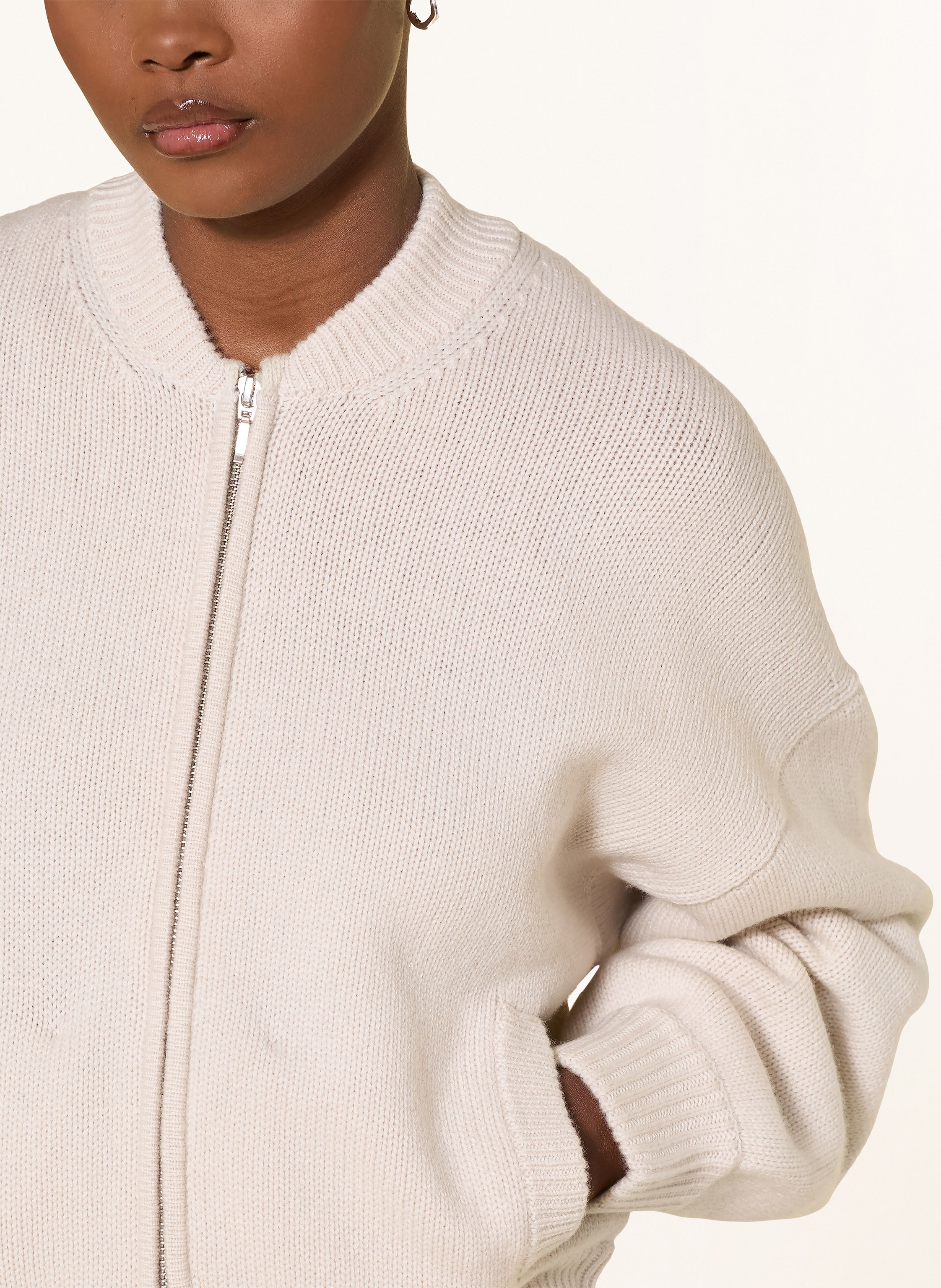 Thumbnail - Mrs & Hugs Strickjacke beige