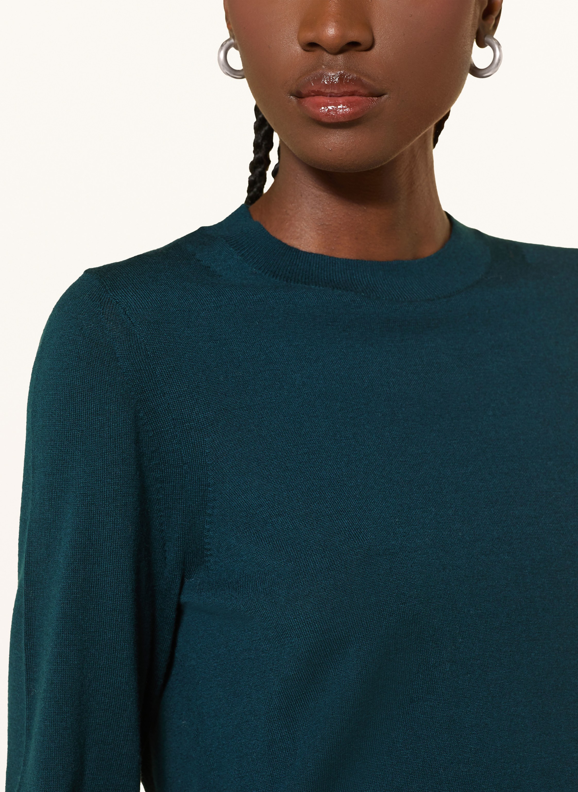 Thumbnail - Reiss Pullover Aus Merinowolle gruen