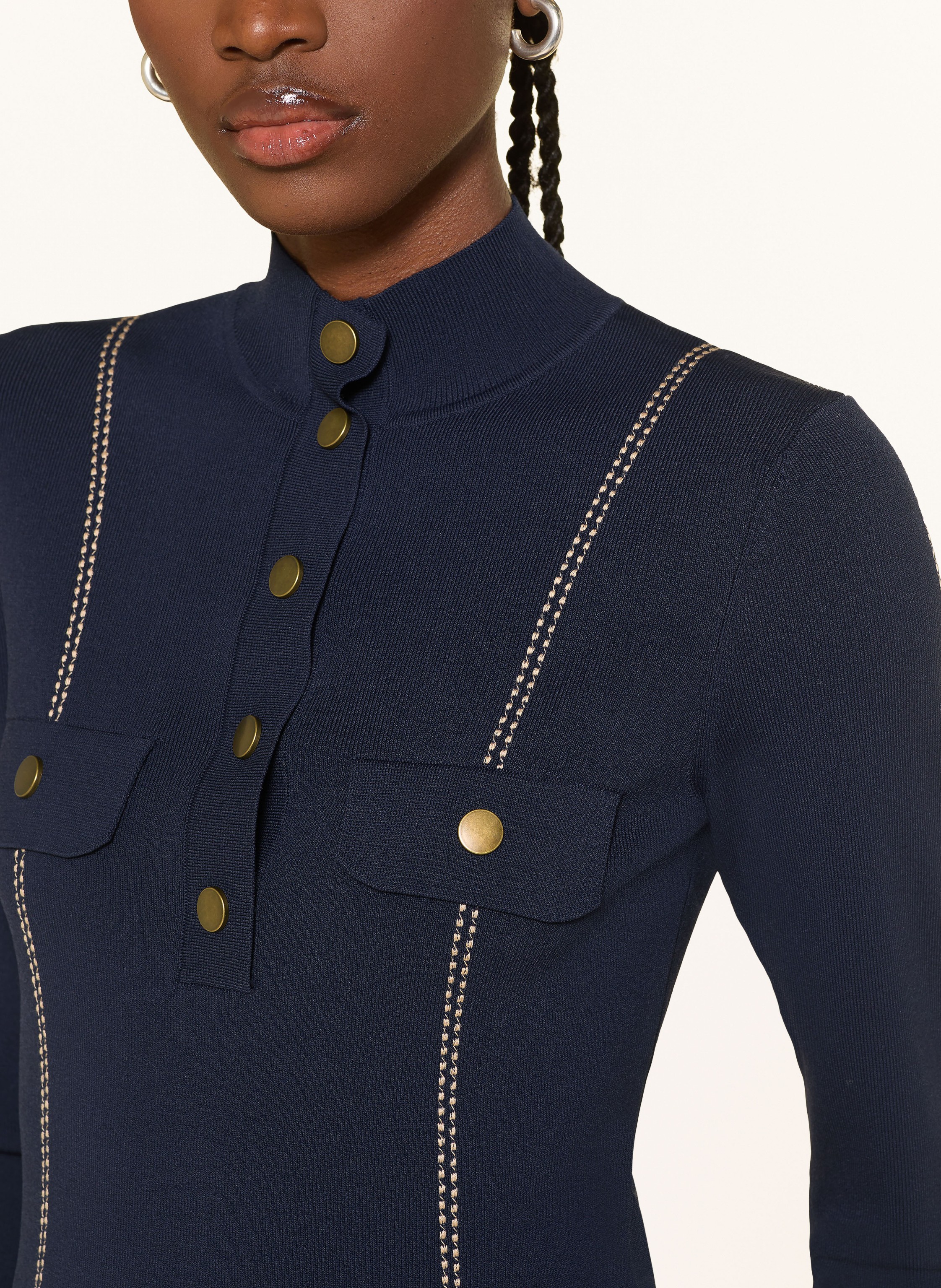 Thumbnail - Reiss Longsleeve Eva blau