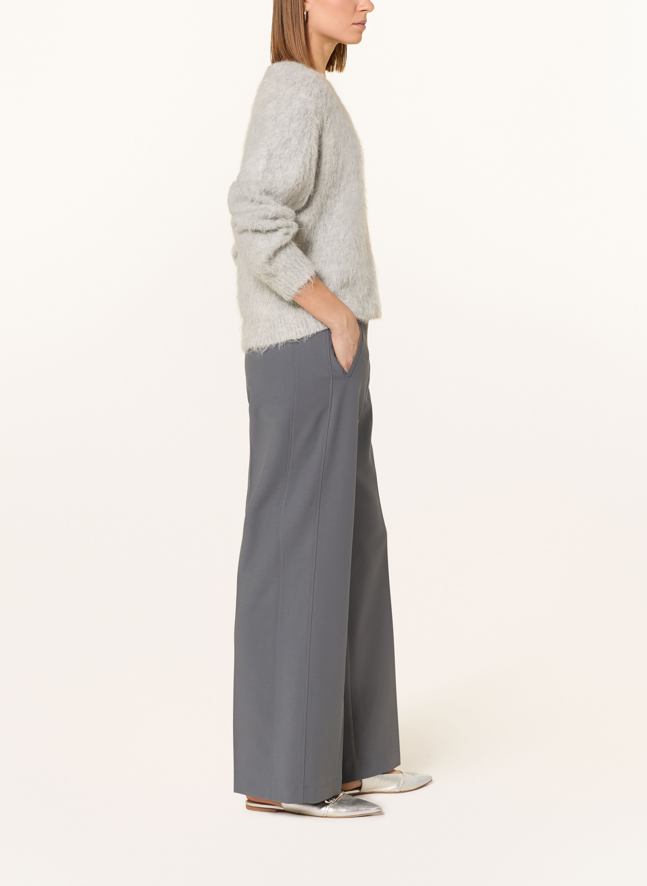 Thumbnail - Someday Marlenehose Catsby silber