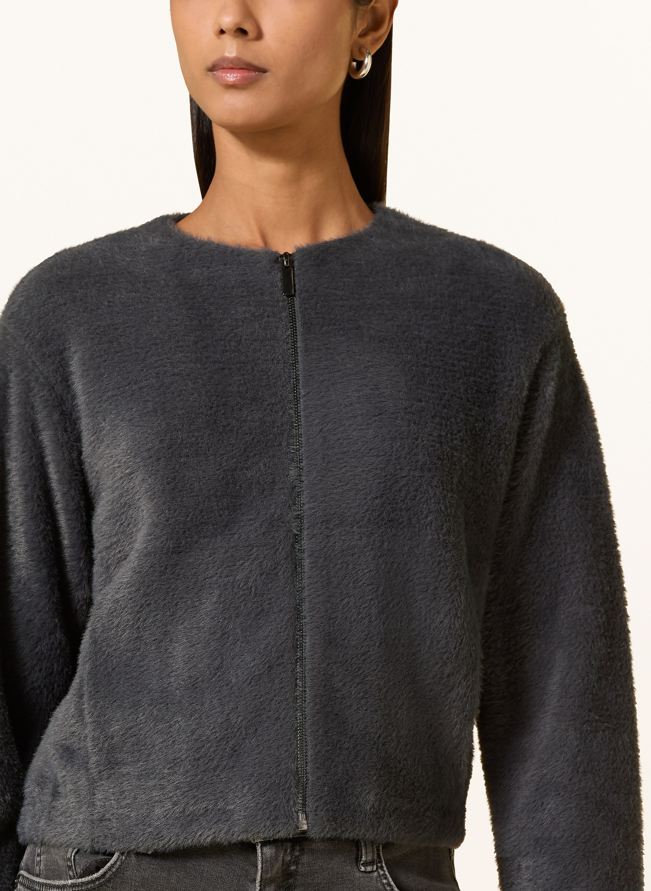 Thumbnail - Someday Kunstfell-Jacke Umayan silber