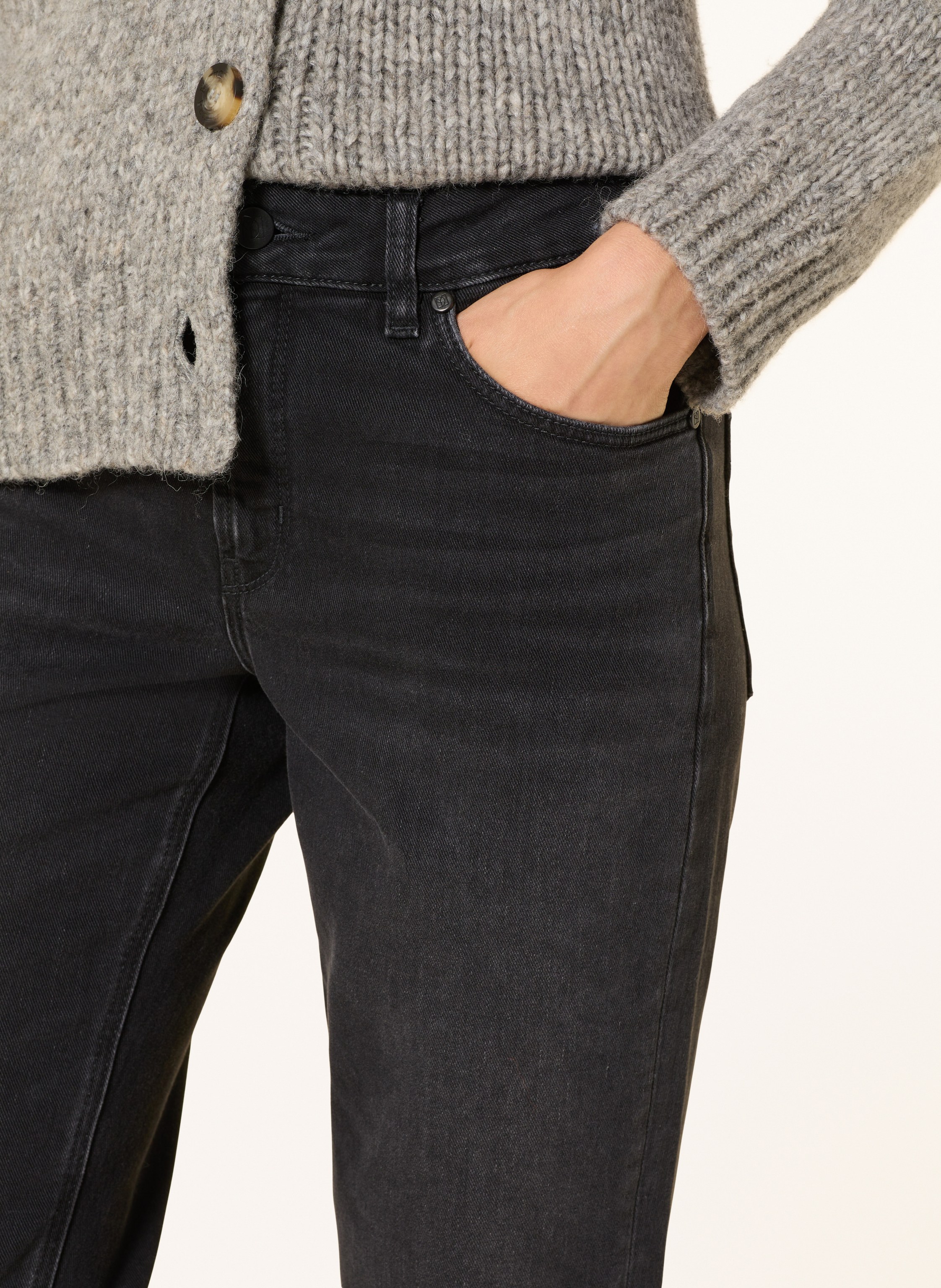 Thumbnail - Someday Straight Jeans Carie schwarz