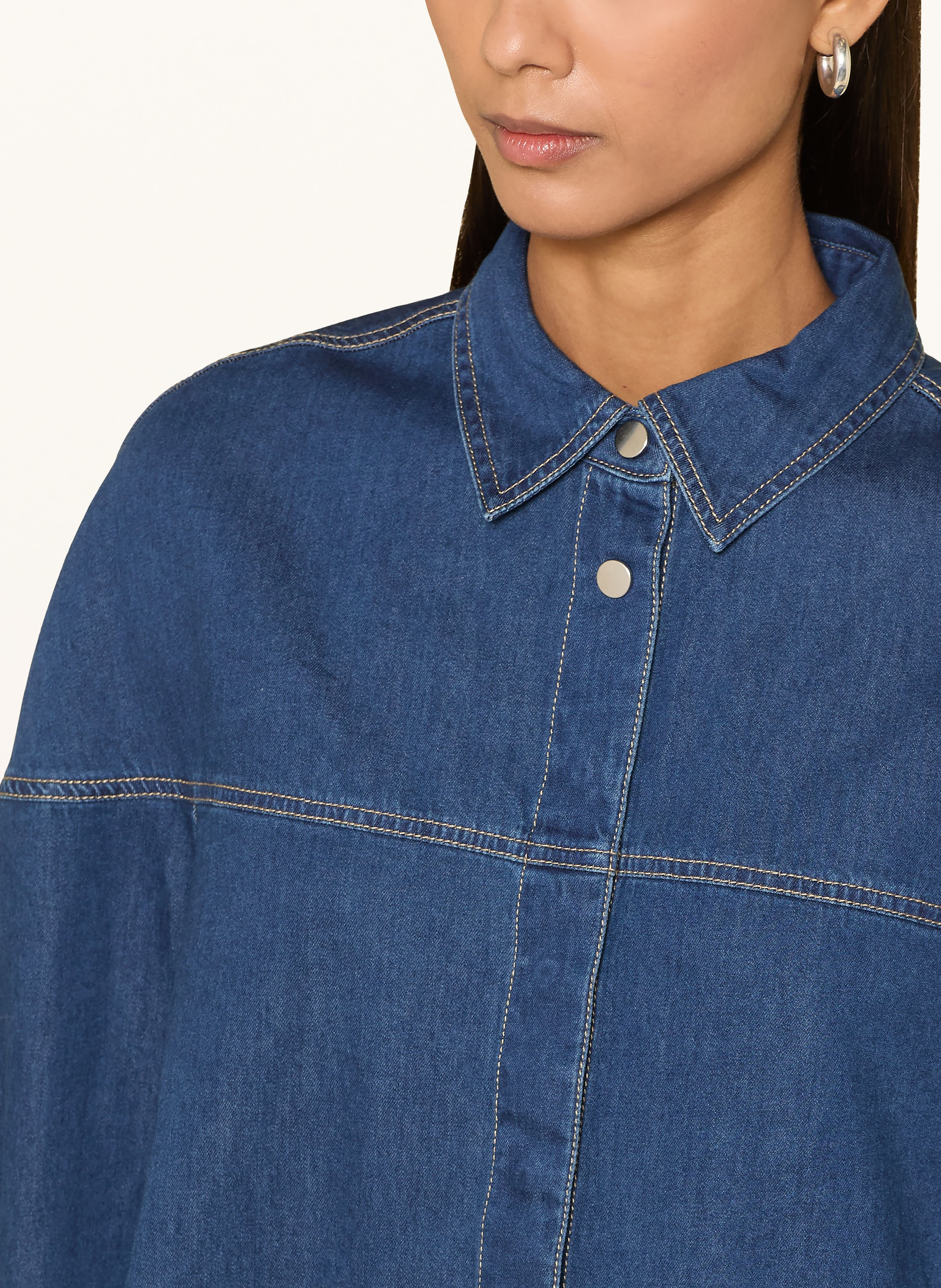 Thumbnail - Someday Jeansbluse Zolya blau